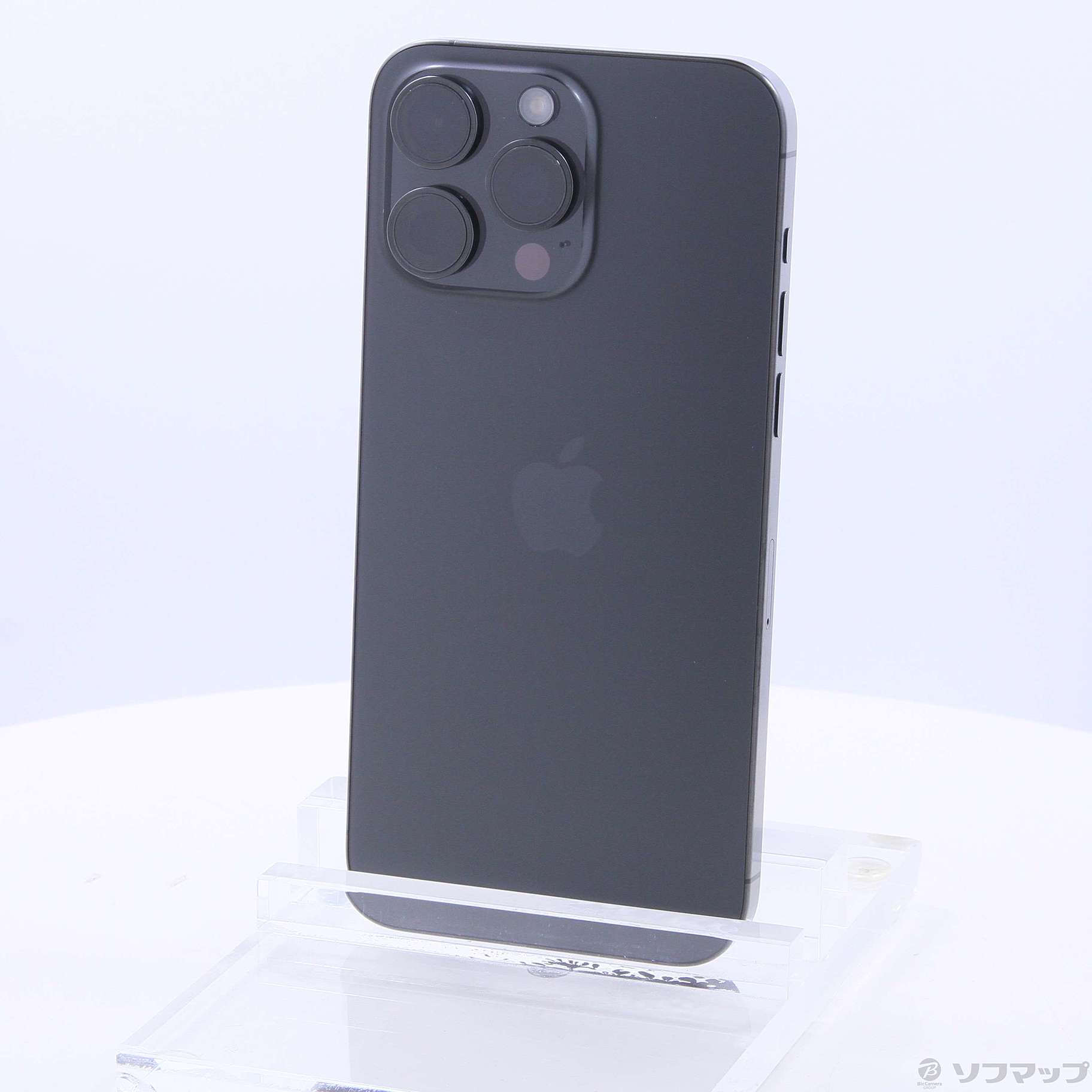 中古】iPhone15 Pro Max 1TB ブラックチタニウム MU6Y3J／A SIMフリー