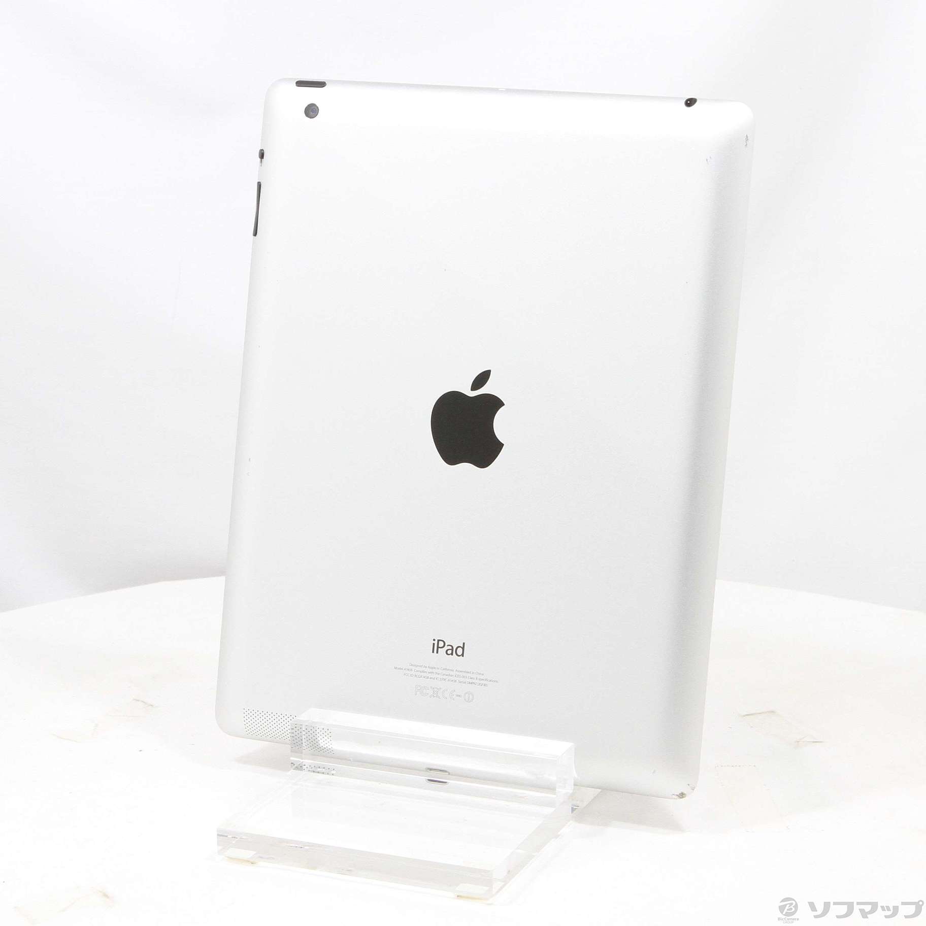 中古】iPad 第4世代 16GB ホワイト MD513J／A Wi-Fi ［9.7インチ液晶／Apple A6X(デュアルコア)］  [2133057559073] - リコレ！|ビックカメラグループ ソフマップの中古通販サイト