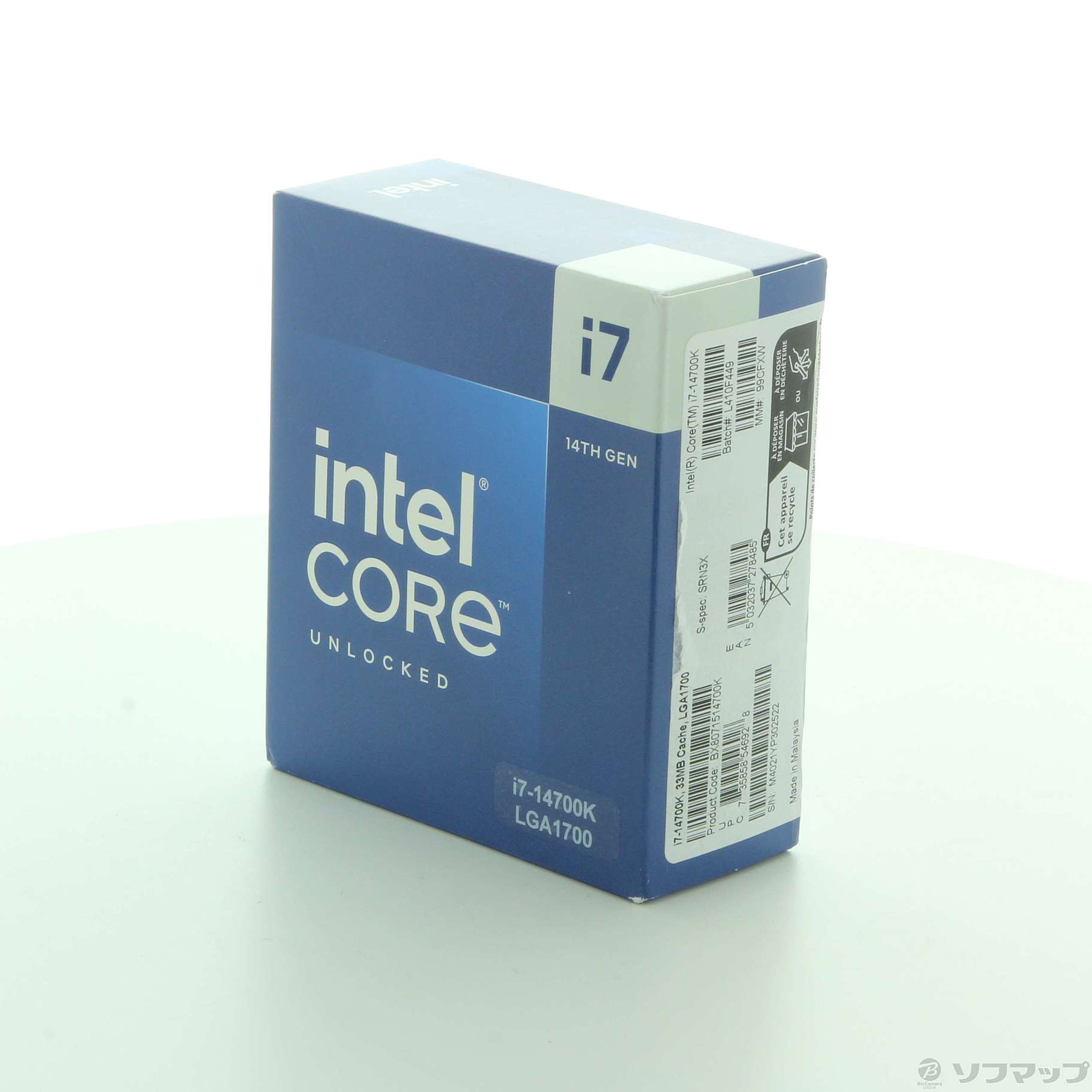 中古】Core i7 14700K 〔3.4GHz／LGA 1700〕 [2133057560192] - リコレ
