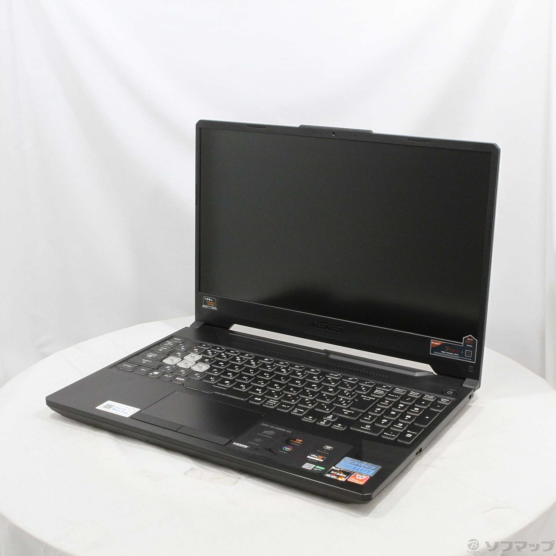 中古】TUF Gaming A15 FA506IH FA506IH-R5G1650 フォートレス・グレイ 