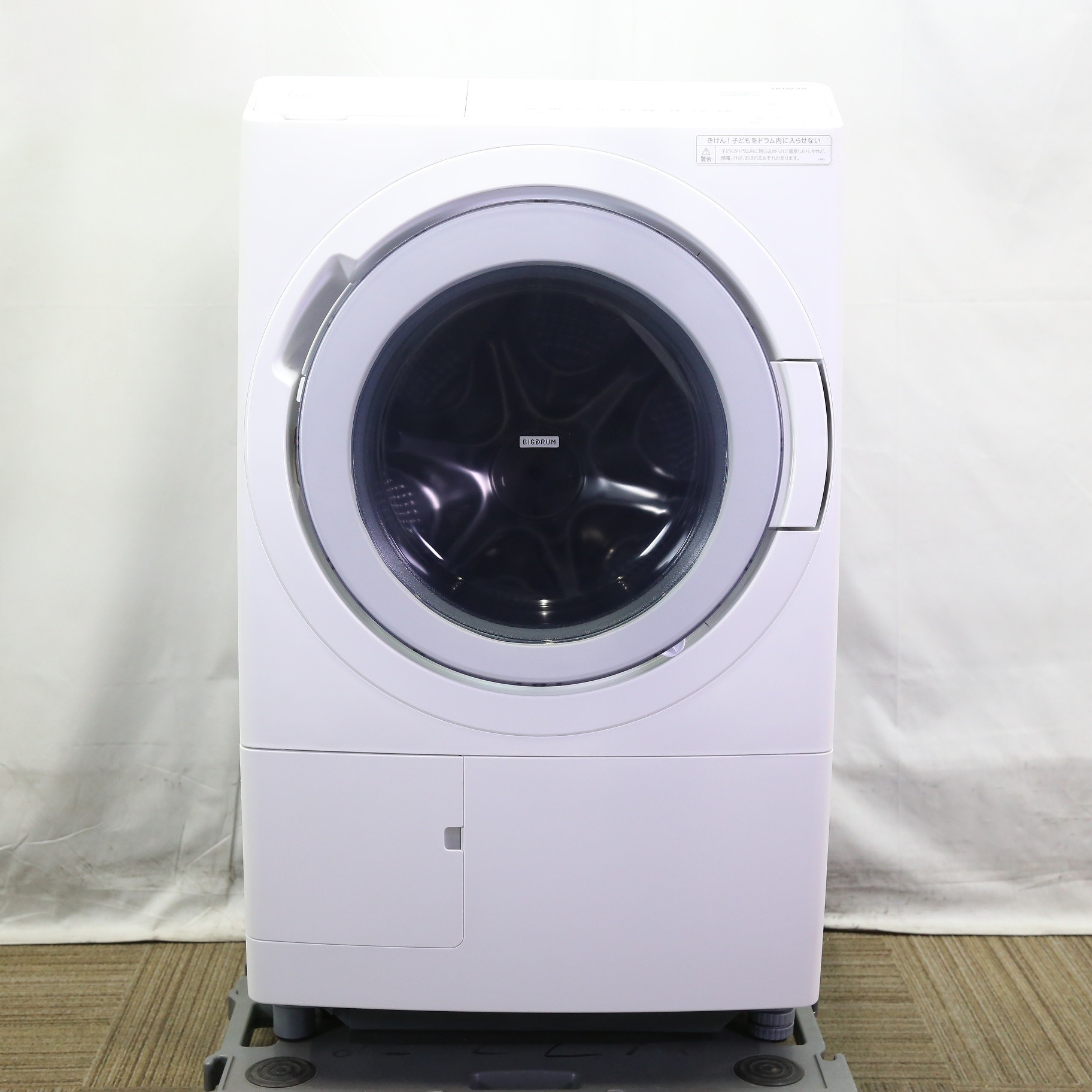 中古】〔中古品〕 ドラム式洗濯機 ビッグドラム ホワイト BD-SV120JR-W 