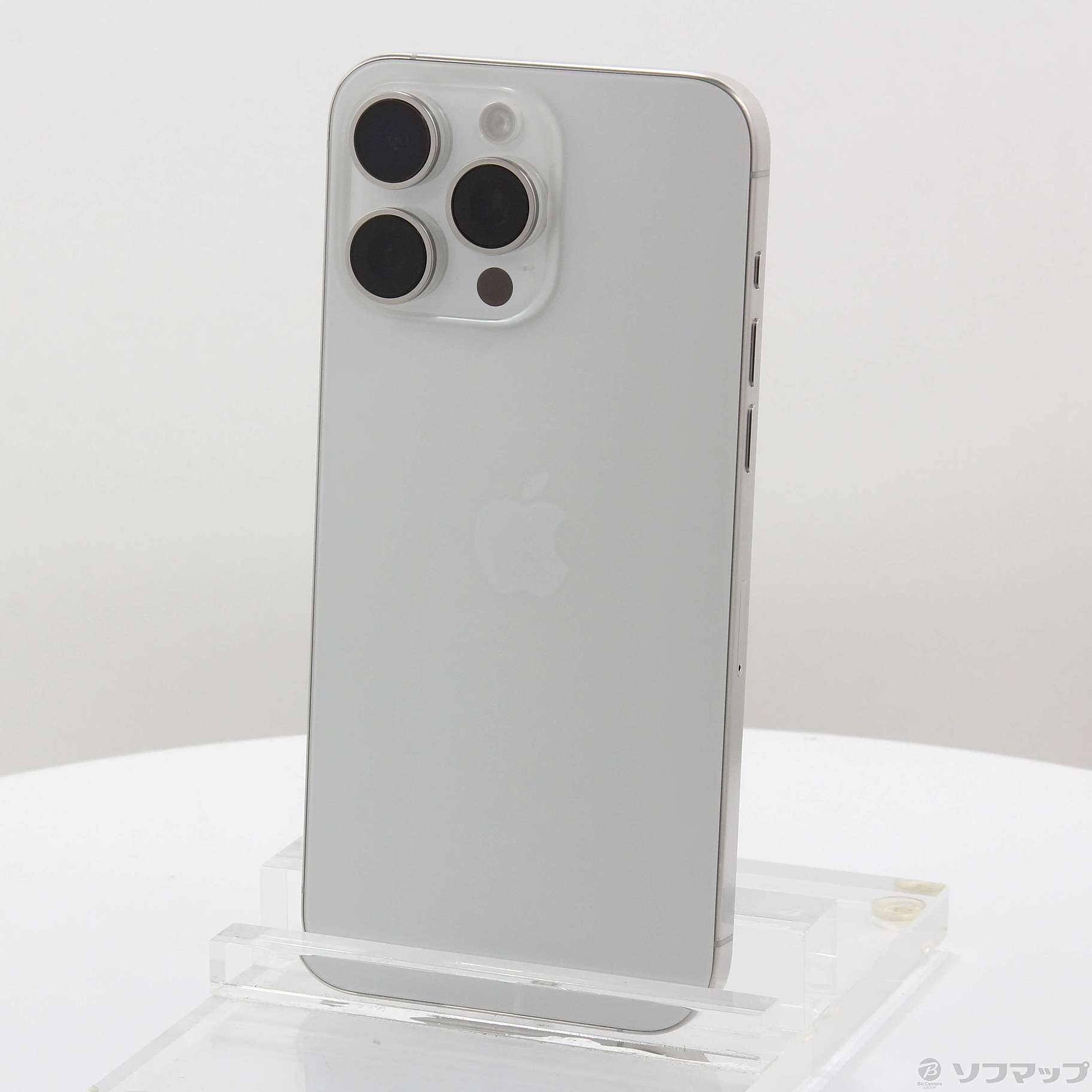 中古】iPhone15 Pro Max 256GB ホワイトチタニウム MU6Q3J／A SIMフリー [2133057590335] -  リコレ！|ビックカメラグループ ソフマップの中古通販サイト