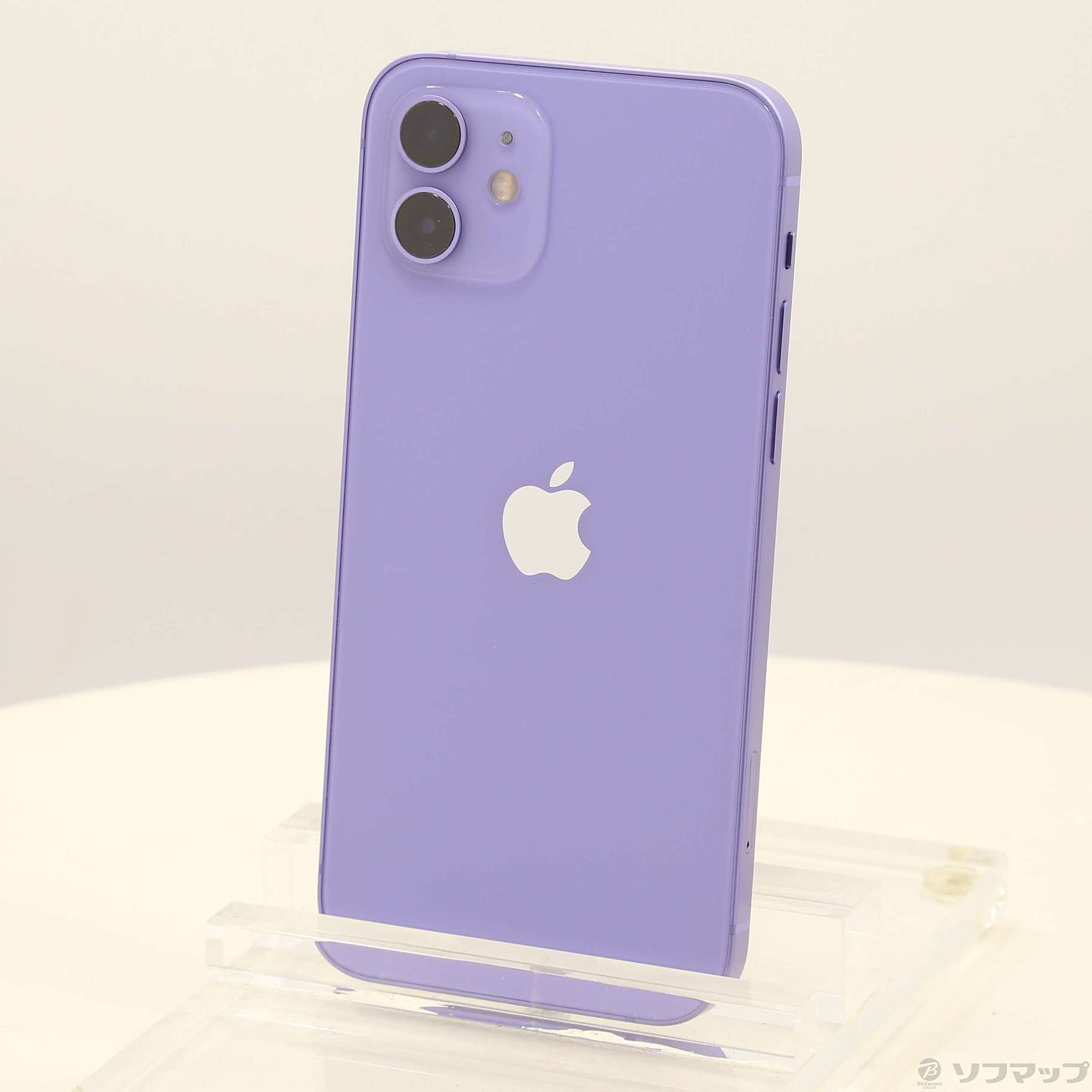 中古】iPhone12 64GB パープル MJNH3J／A SIMフリー