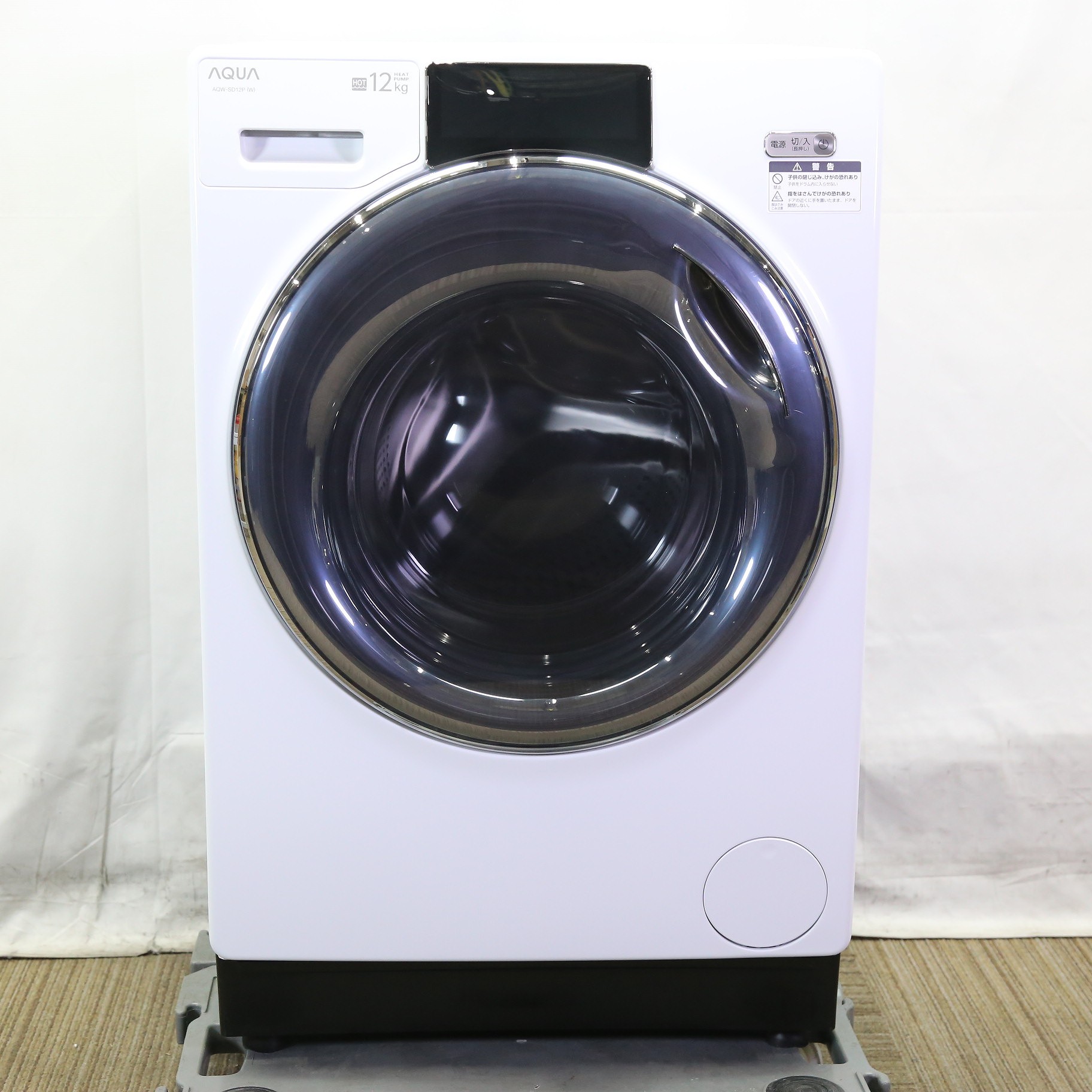中古】〔展示品〕 ドラム式洗濯乾燥機 ホワイト AQW-SD12P-L(W) ［洗濯 