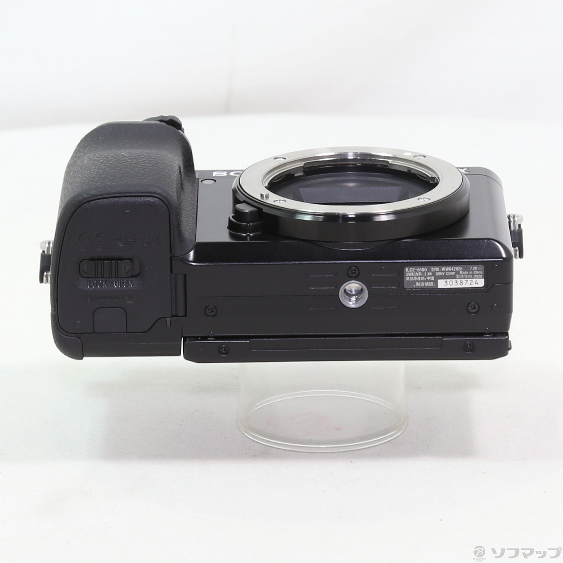 中古】ミラーレス一眼カメラ α6100 ILCE-6100 B ブラック ボディ単体 [2133057596566] -  リコレ！|ビックカメラグループ ソフマップの中古通販サイト