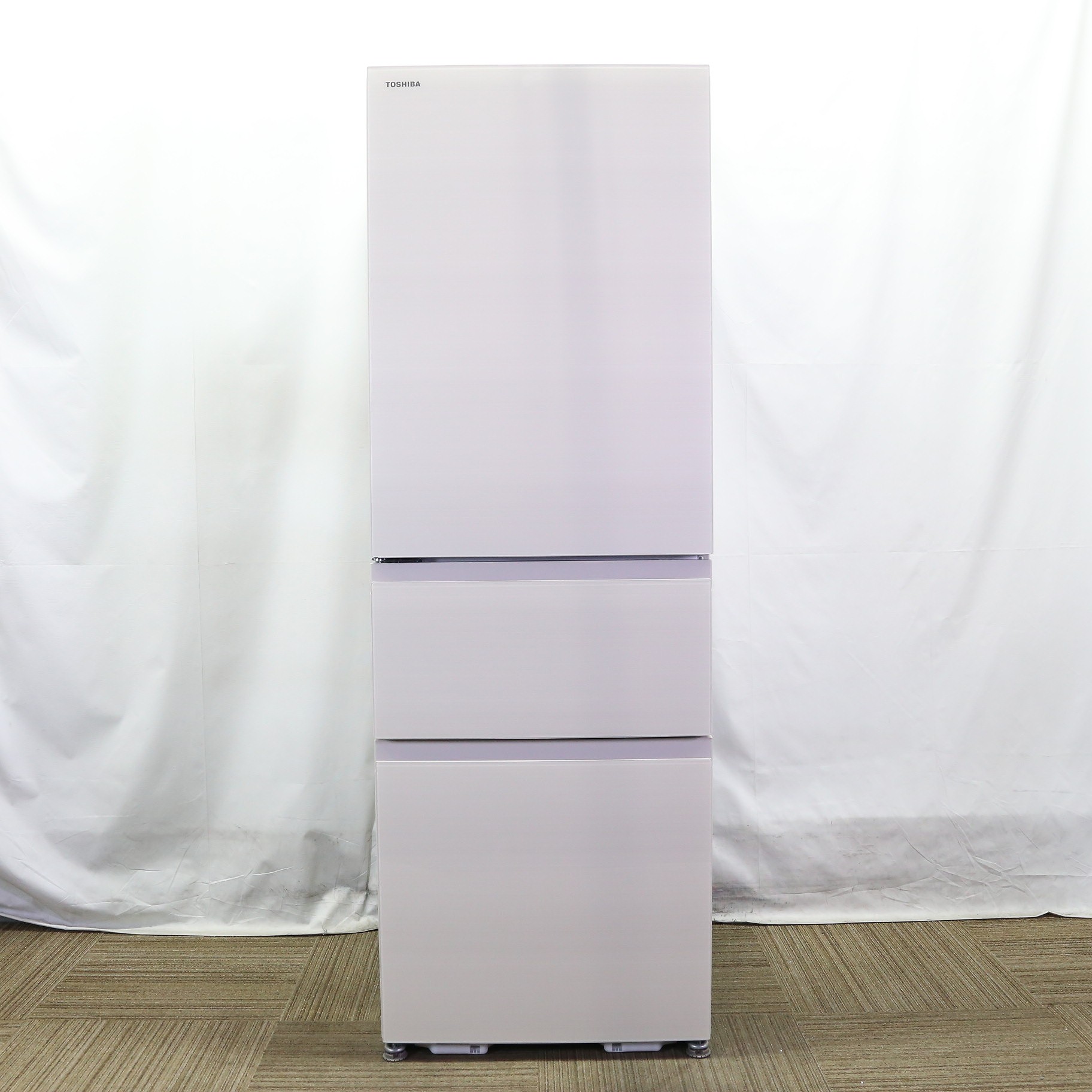 中古】〔展示品〕 3ドア冷蔵庫 グレインアイボリー GR-V36SVL(UC) ［幅 