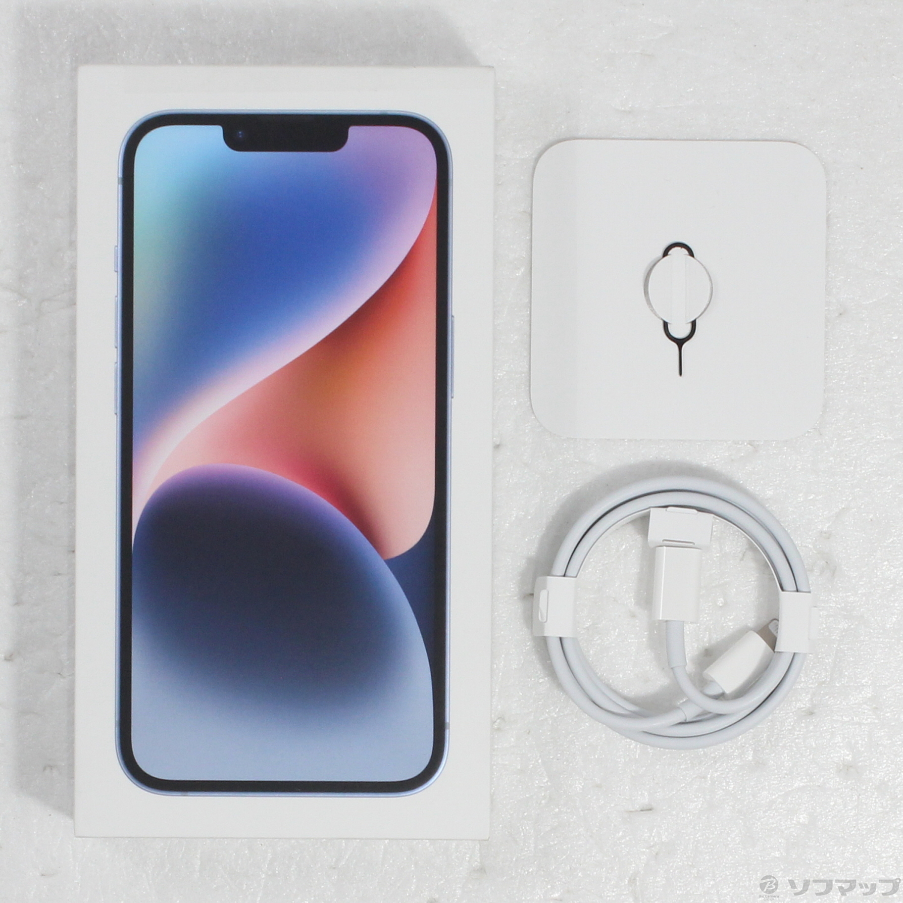 中古】iPhone14 256GB ブルー MPWN3J／A SIMフリー