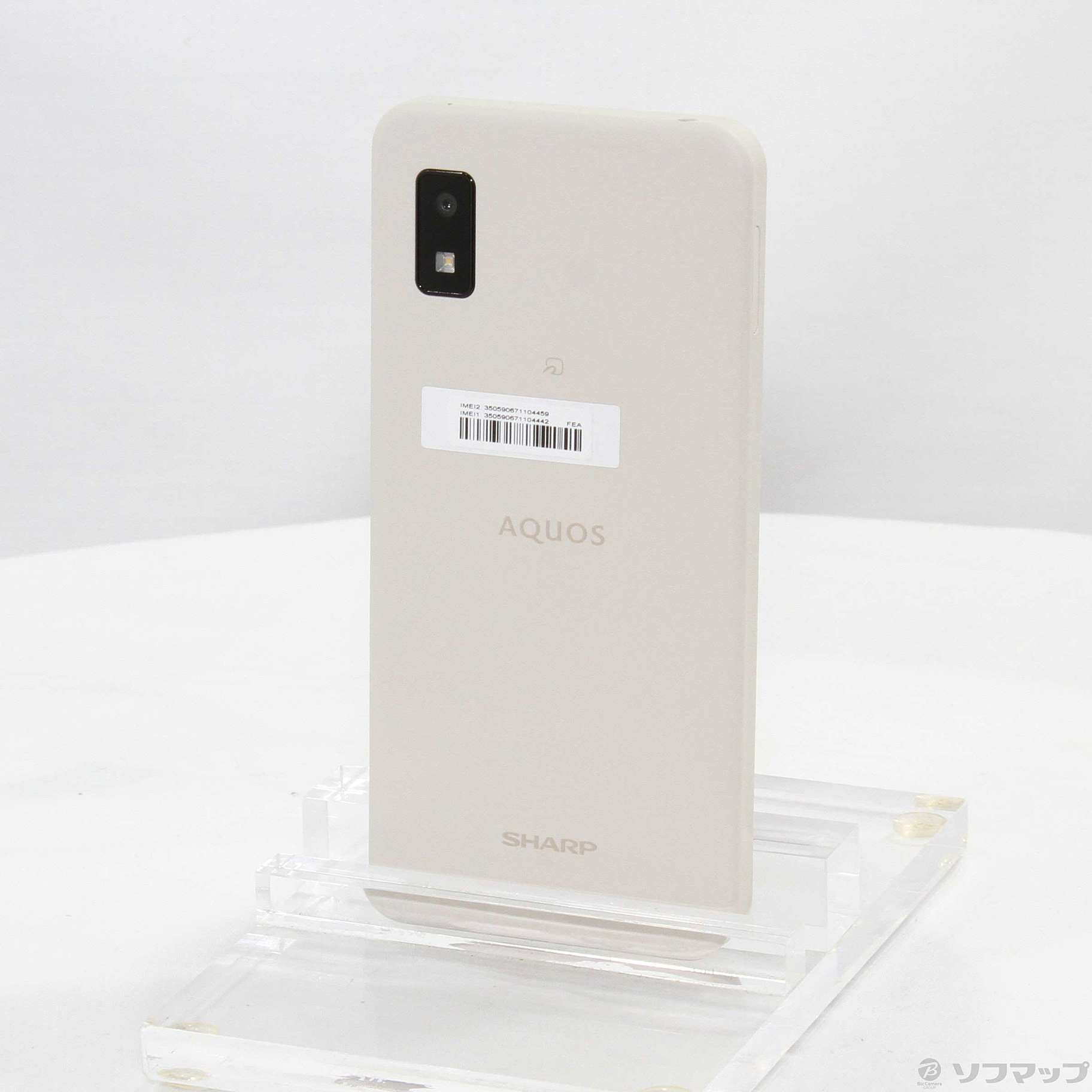 中古】AQUOS wish 64GB アイボリー SH-M20 SIMフリー [2133057622920] - リコレ！|ビックカメラグループ  ソフマップの中古通販サイト