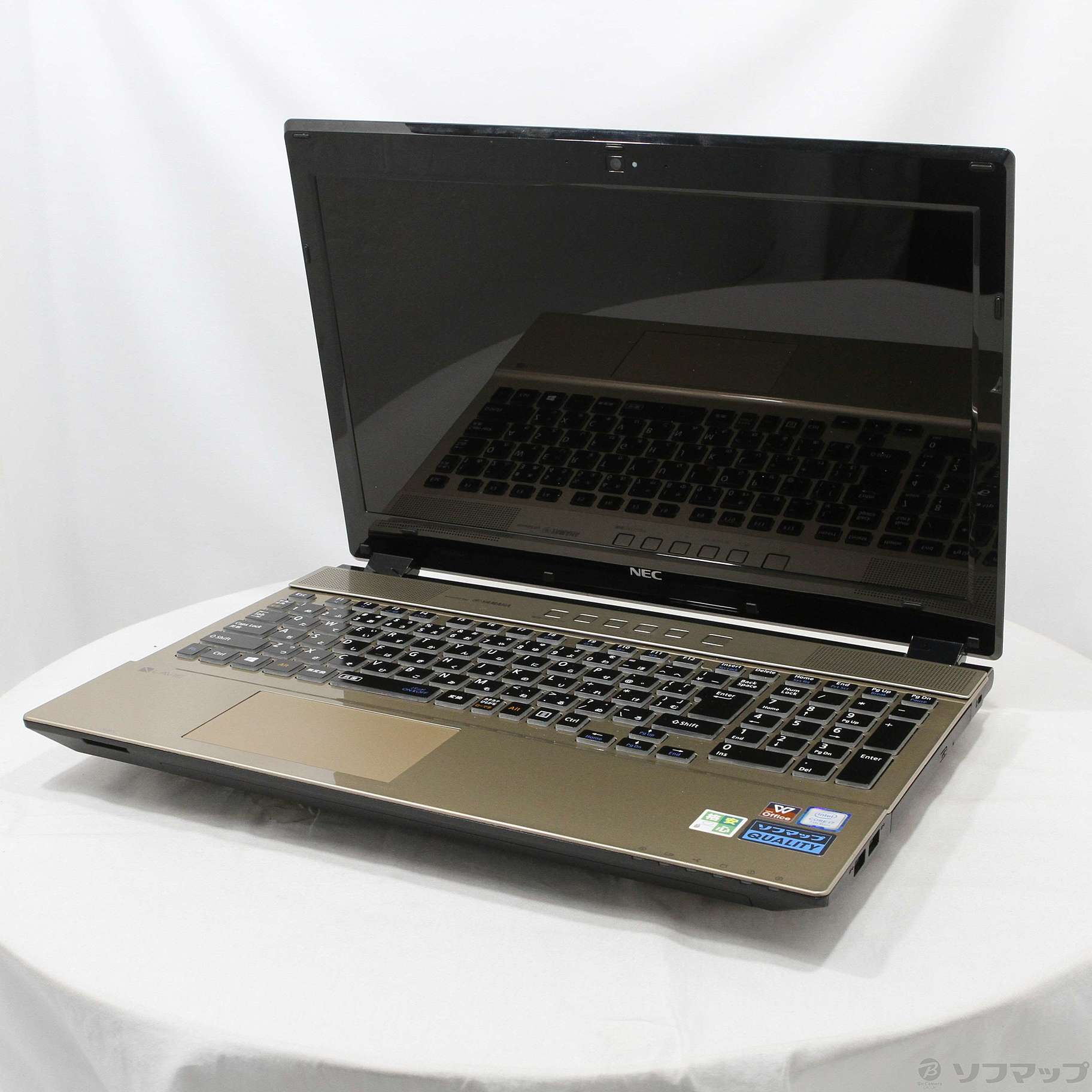 NEC LAVIE NS750/A 第5世代i7&タッチパネル搭載ノートPC 分厚 白