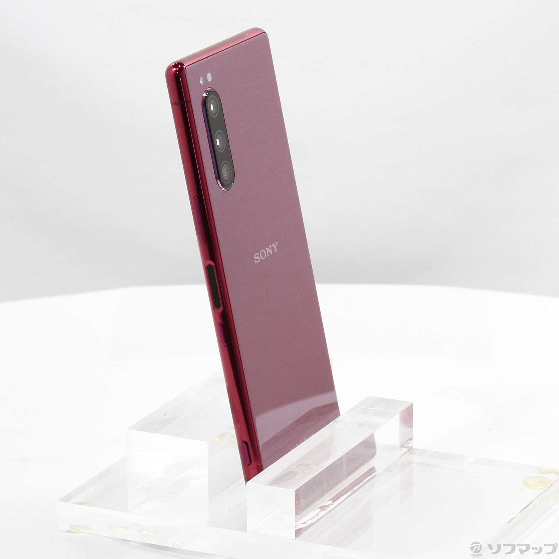 中古】Xperia 5 64GB レッド SOV41 auロック解除SIMフリー [2133057660380] - リコレ！|ビックカメラグループ  ソフマップの中古通販サイト