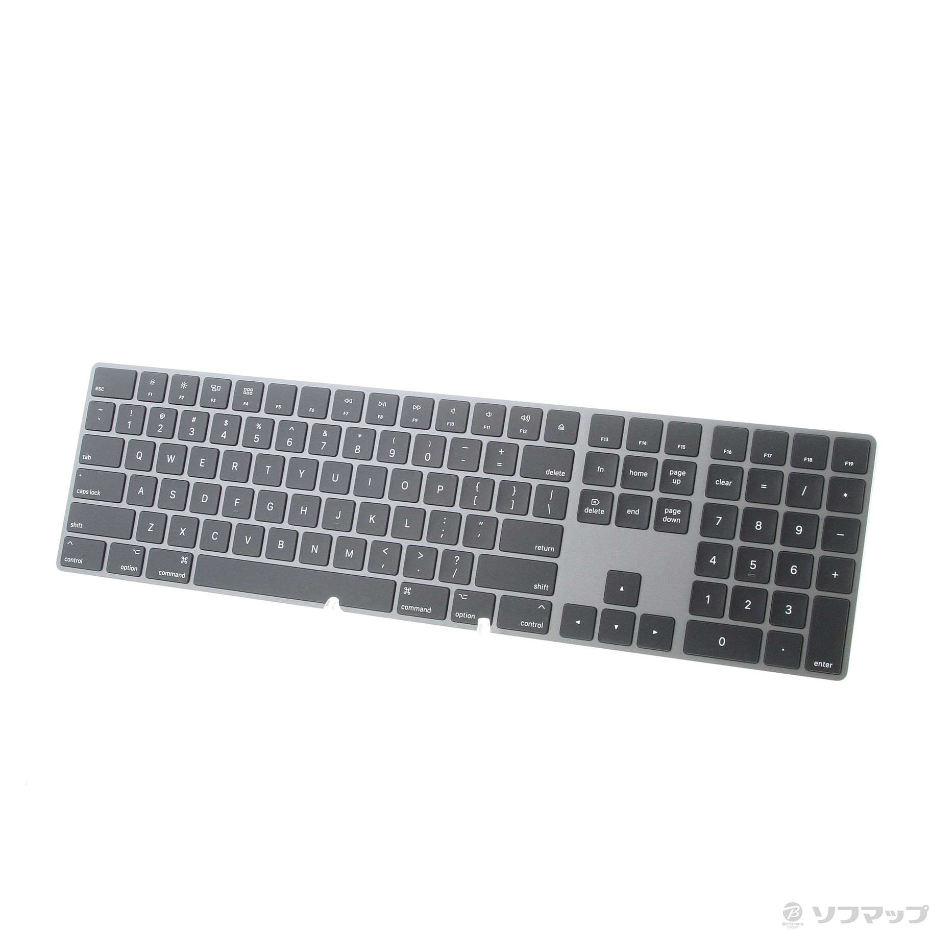 中古】Apple(アップル) Magic Keyboard テンキー付 US配列 スペースグレイ ふさわしく MRMH2LL／A 【297-ud】