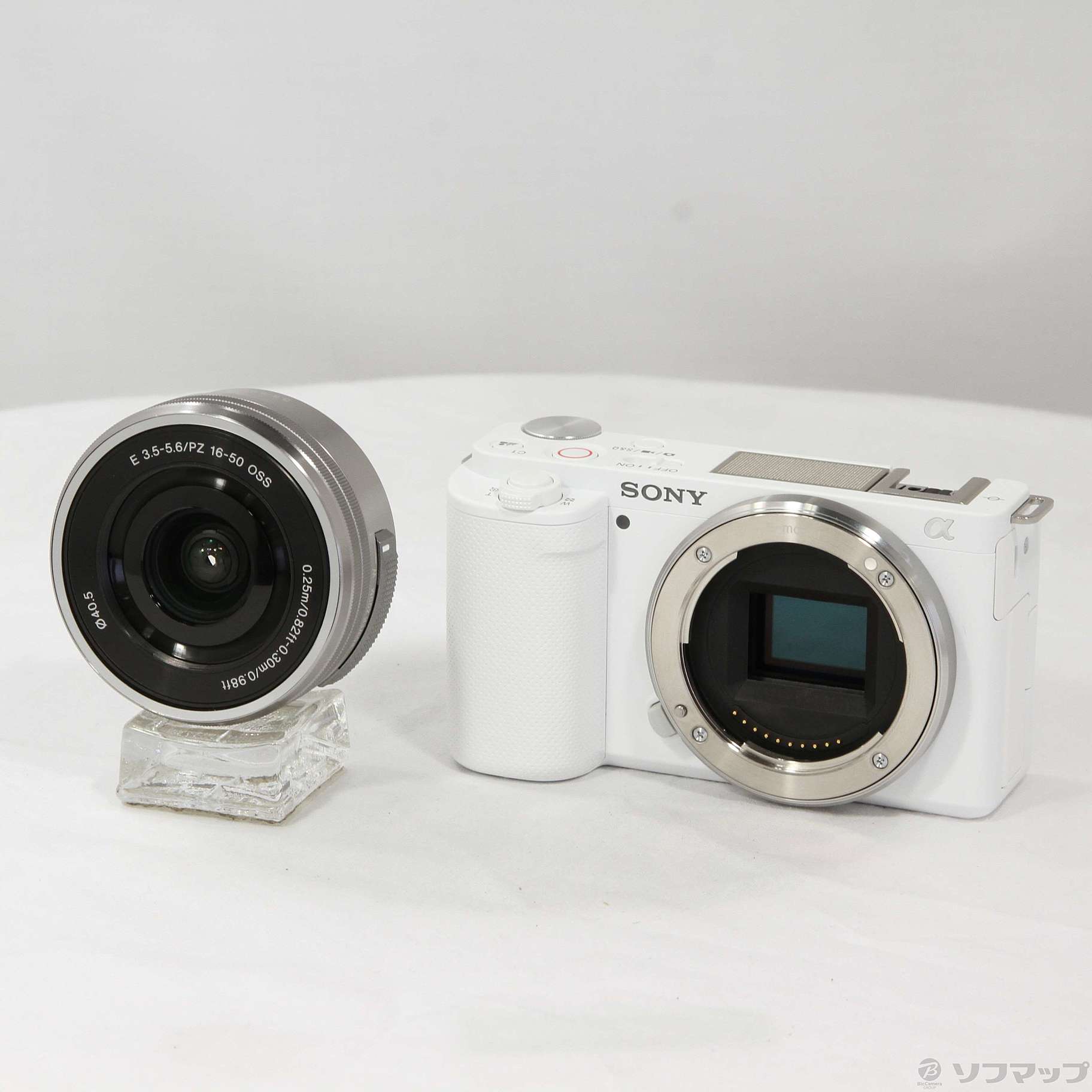 中古】VLOGCAM ZV-E10L パワーズームレンズキット ホワイト 