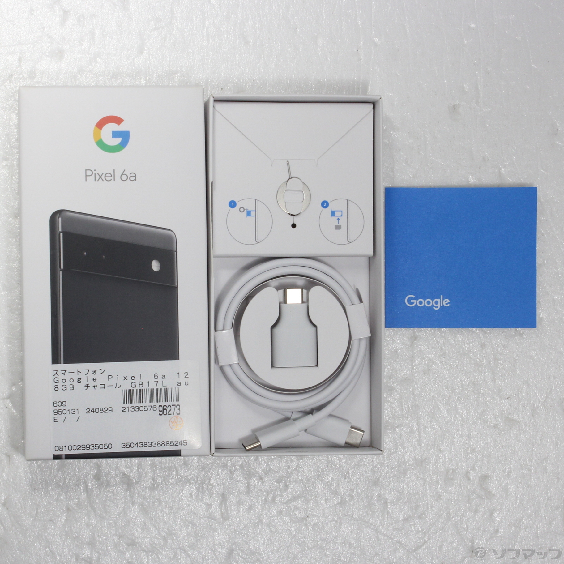 中古】Google Pixel 6a 128GB チャコール GB17L au SIMフリー