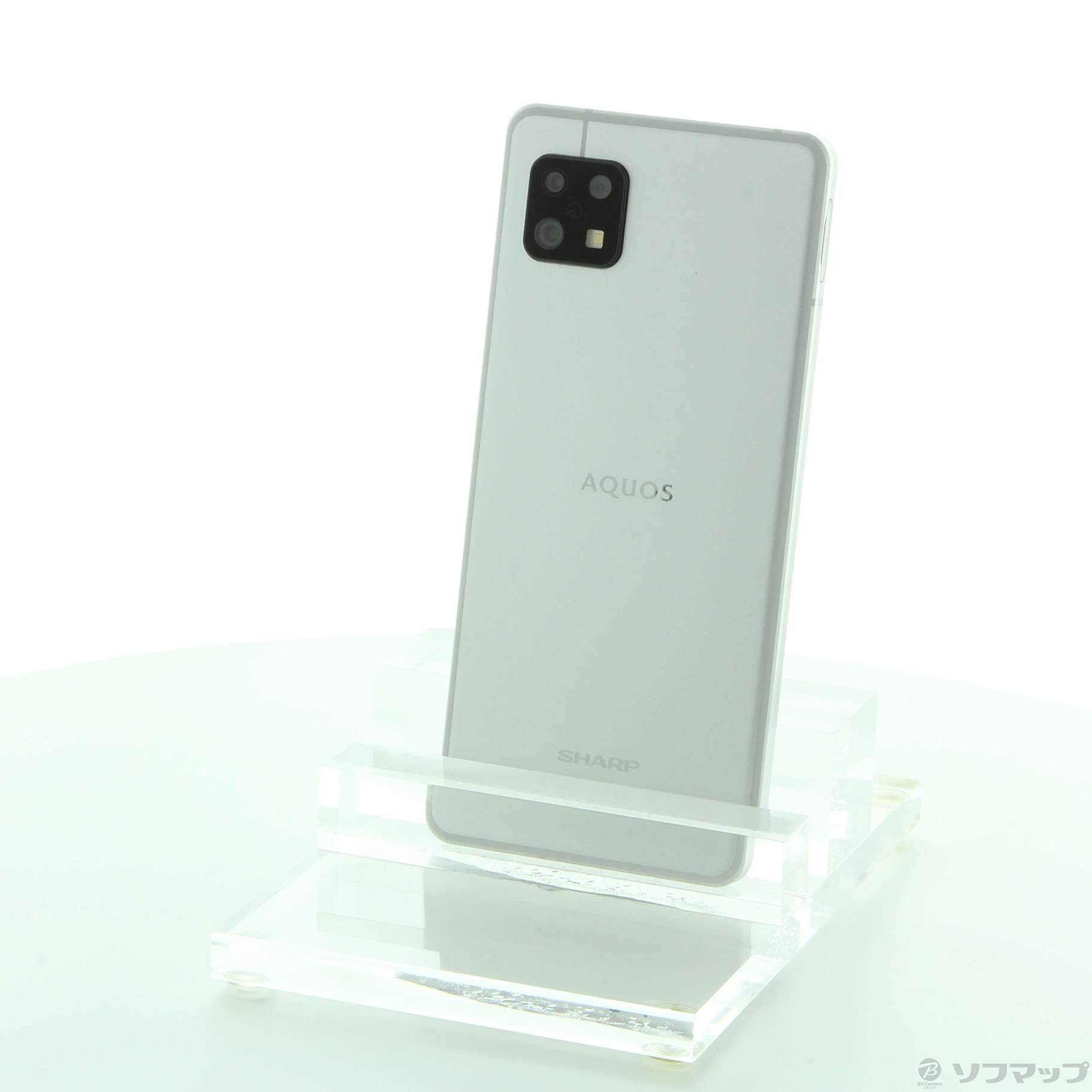 中古】〔展示品〕 AQUOS sense6 128GB シルバー SH-M19 SIMフリー
