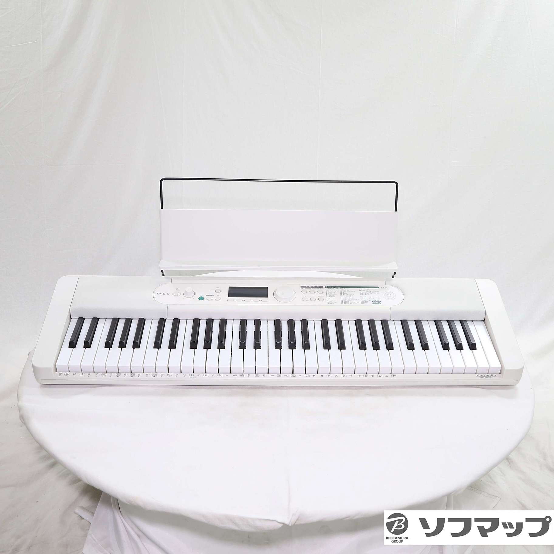 中古】〔展示品〕 Casiotone 光ナビゲーションキーボード LK-530 [2133057699601] - リコレ！|ビックカメラグループ  ソフマップの中古通販サイト