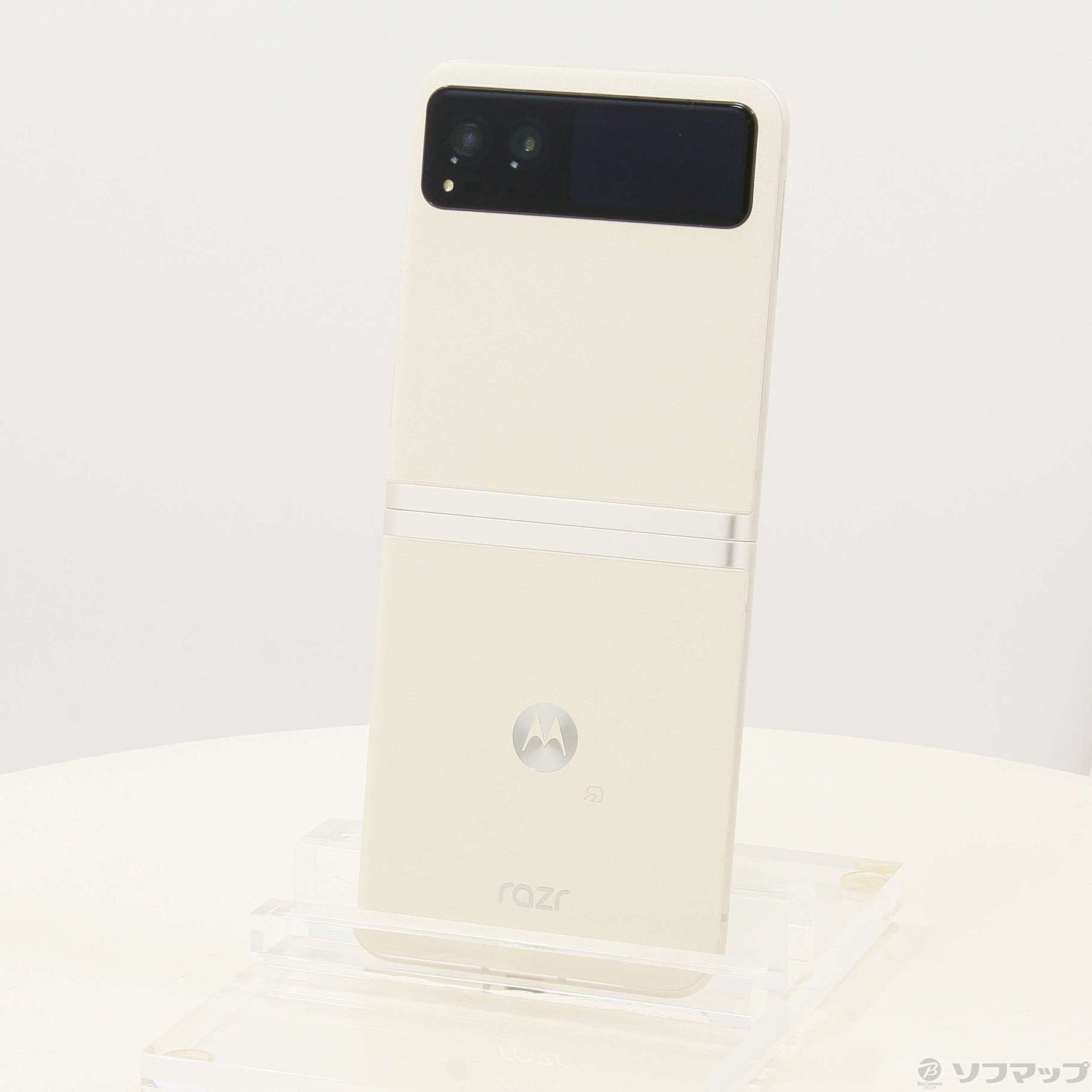 中古】motorola razr 40 256GB バニラクリーム PAYC0001JP SIMフリー 