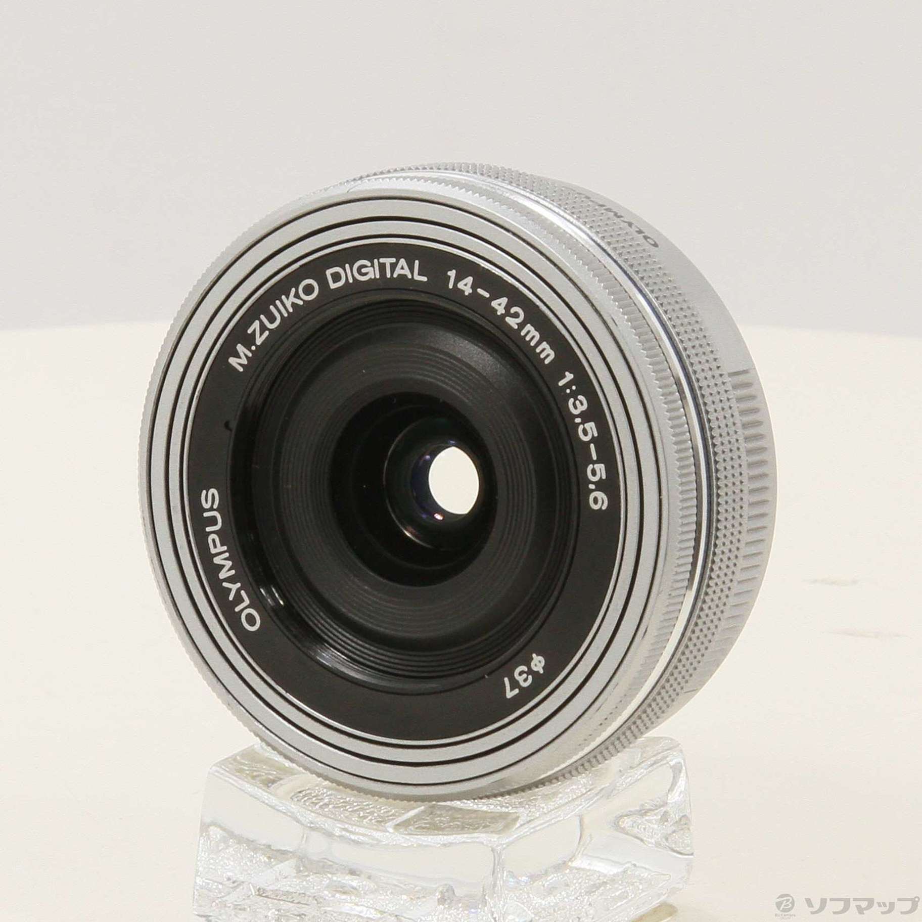 中古】M.ZUIKO DIGITAL ED 14-42mm F3.5-5.6 EZ シルバー (μ4／3