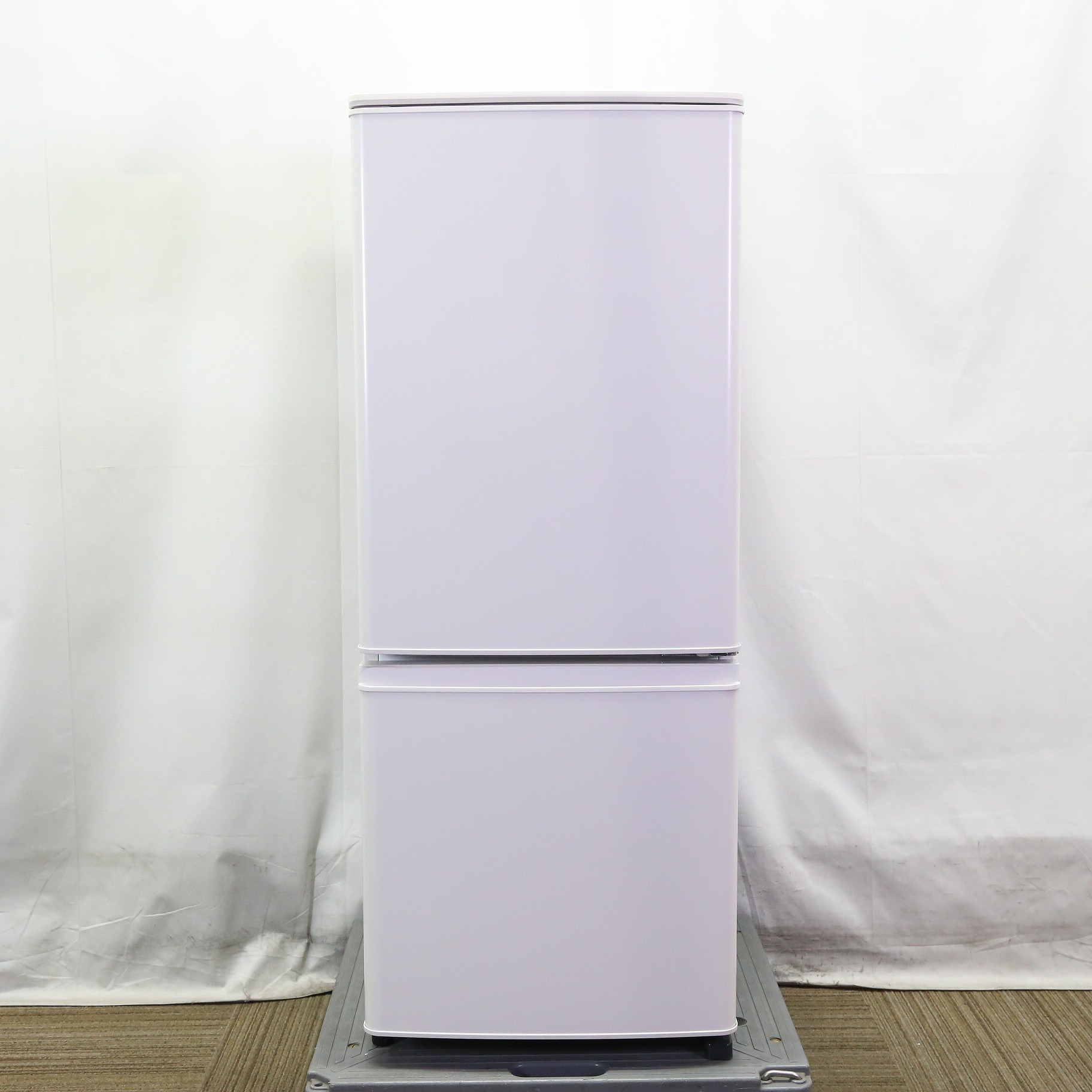 送料無料☆◇中古☆三菱 ラウンドカット 2ドア冷蔵庫 MR-P15W 日曜に