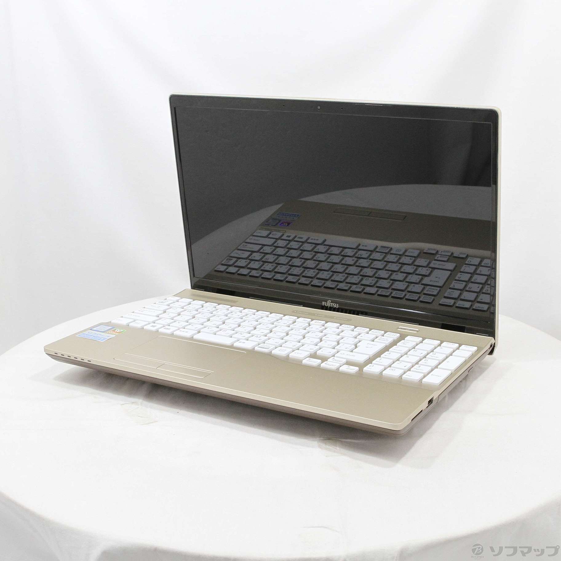 中古】格安安心パソコン LIFEBOOK AH45／B3 FMVA45B3G シャンパン 