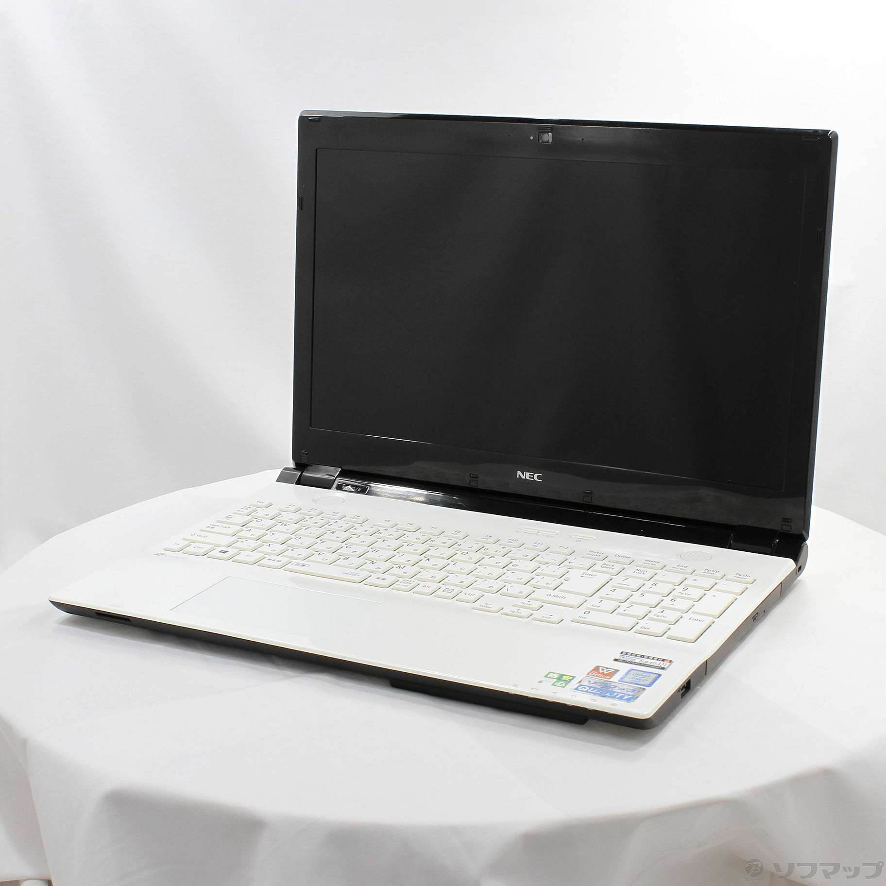 中古】格安安心パソコン LAVIE Note Standard PC-NS700EAW-KS クリスタルホワイト 〔Windows 10〕  ［Core-i7-6500U (2.5GHz)／8GB／HDD1TB／15.6インチワイド］ [2133058019415] -  リコレ！|ビックカメラグループ ソフマップの中古通販サイト