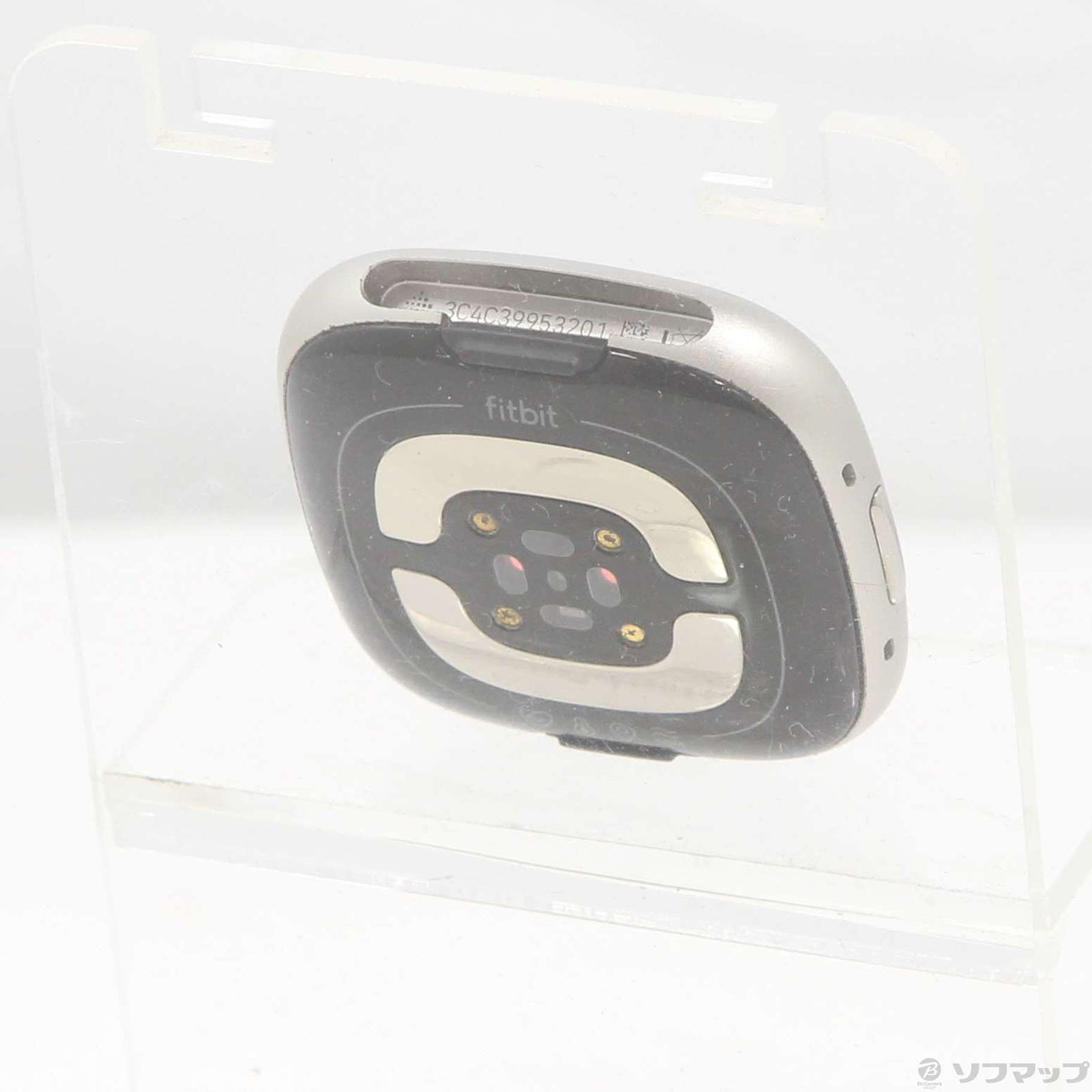 中古】Fitbit Sense 2 FB521SRWT-FRCJK ルナホワイト／プラチナ 