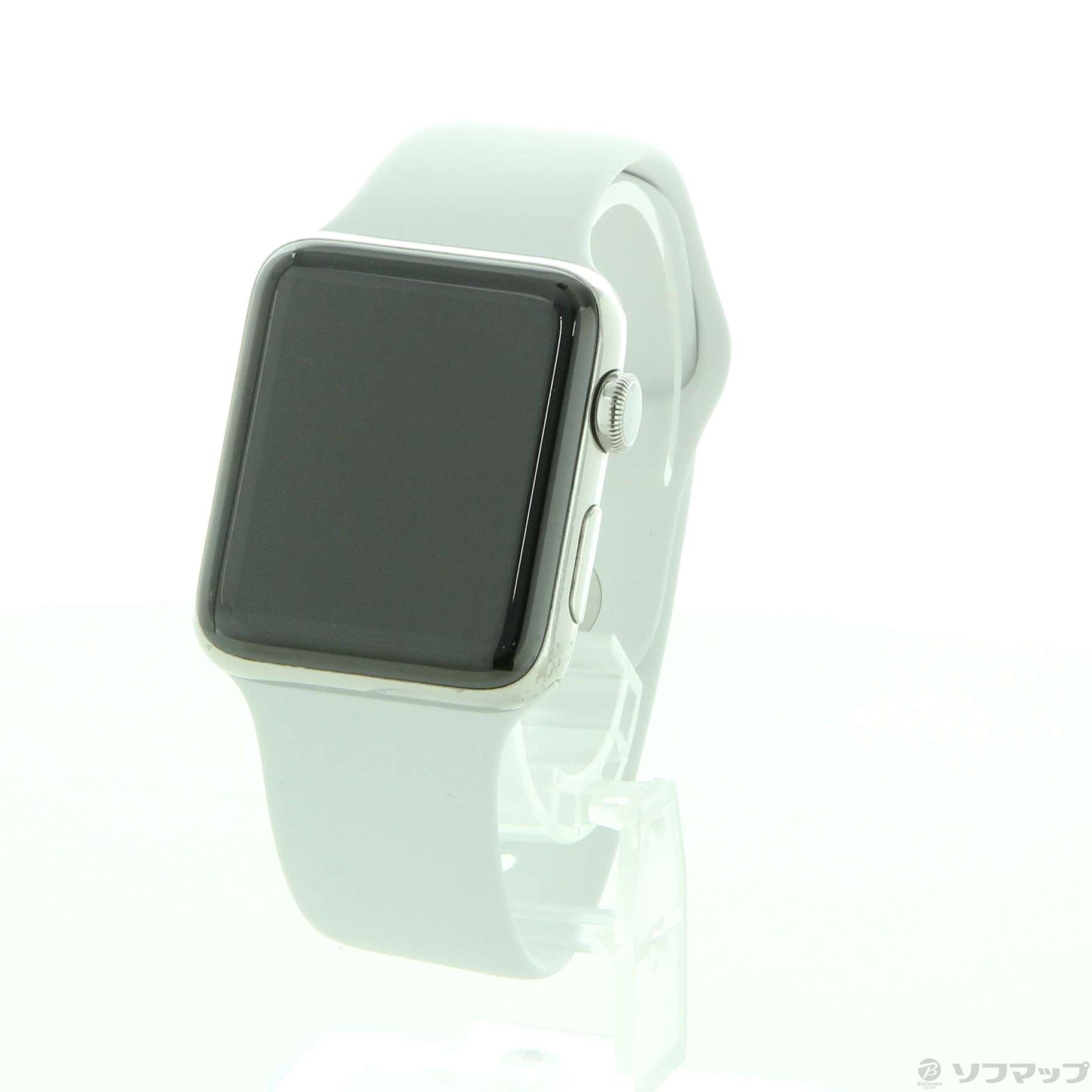 中古】Apple Watch Series 2 42mm ステンレススチールケース ホワイトスポーツバンド [2133058044882] -  リコレ！|ビックカメラグループ ソフマップの中古通販サイト