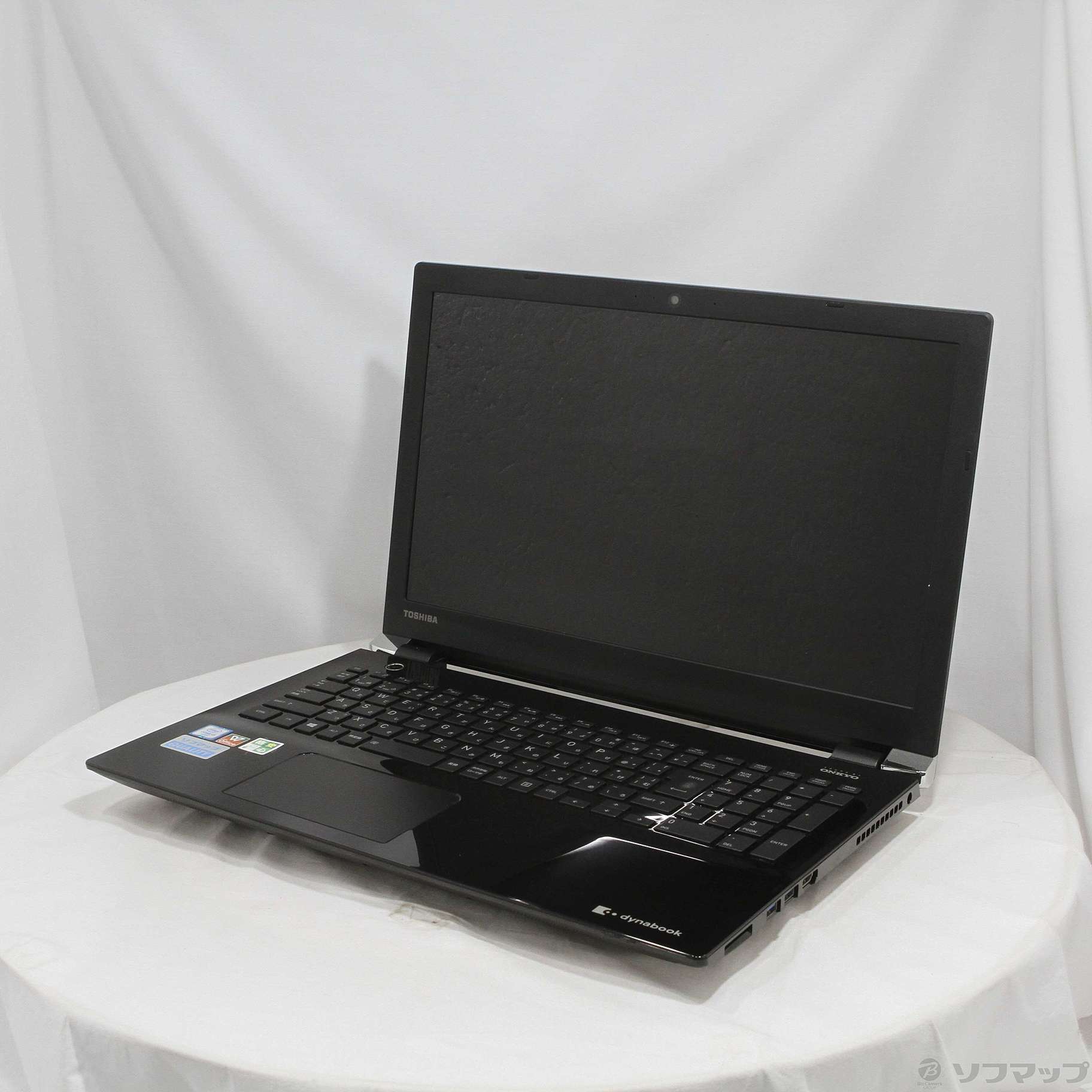 中古】格安安心パソコン dynabook T55／BB PT55BBP-BJA2 プレシャスブラック 〔Windows 10〕  ［Core-i3-6100U (2.3GHz)／4GB／HDD1TB／15.6インチワイド］ [2133058045360] -  リコレ！|ビックカメラグループ ソフマップの中古通販サイト