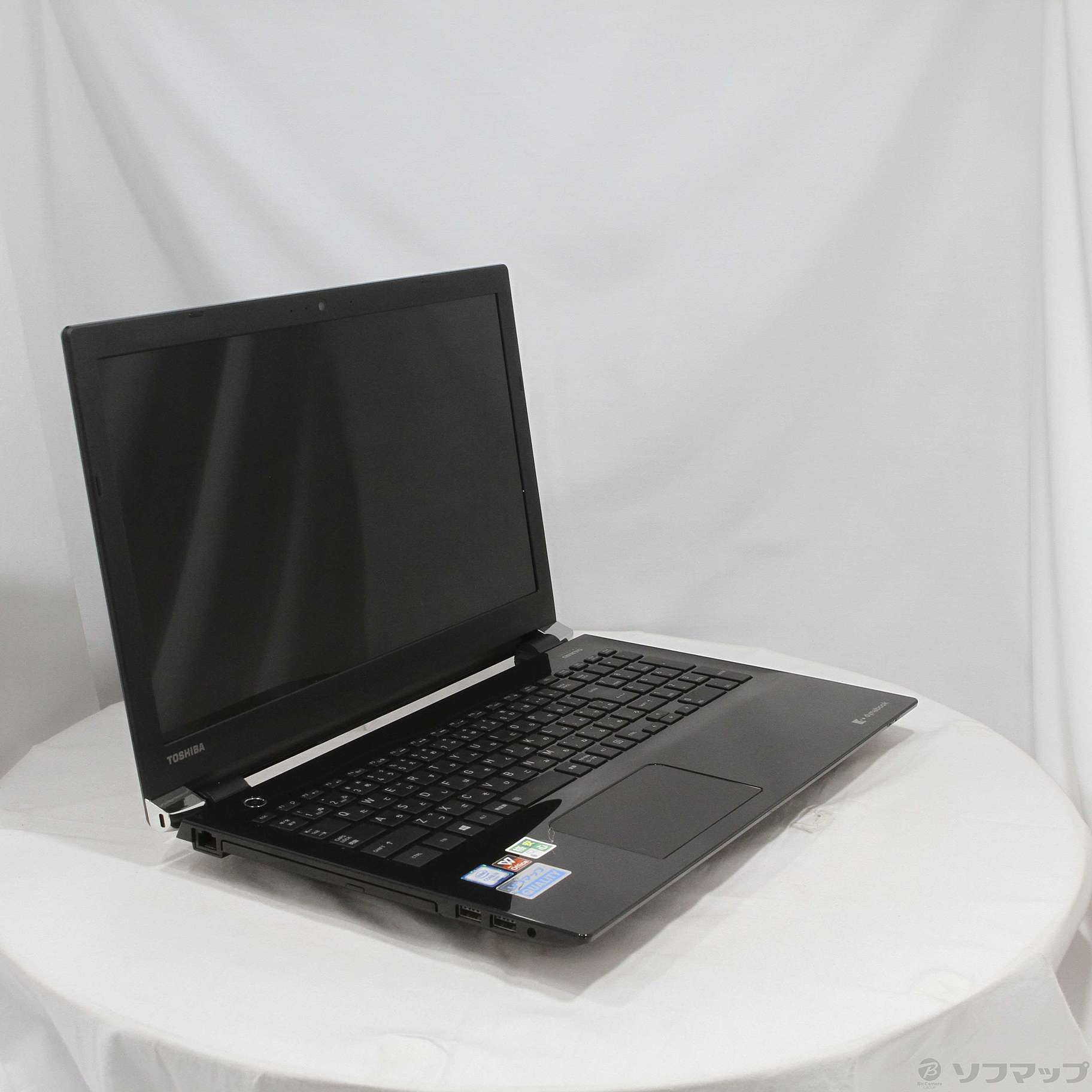 中古】格安安心パソコン dynabook T55／BB PT55BBP-BJA2 プレシャスブラック 〔Windows 10〕  ［Core-i3-6100U (2.3GHz)／4GB／HDD1TB／15.6インチワイド］ [2133058045360] -  リコレ！|ビックカメラグループ ソフマップの中古通販サイト