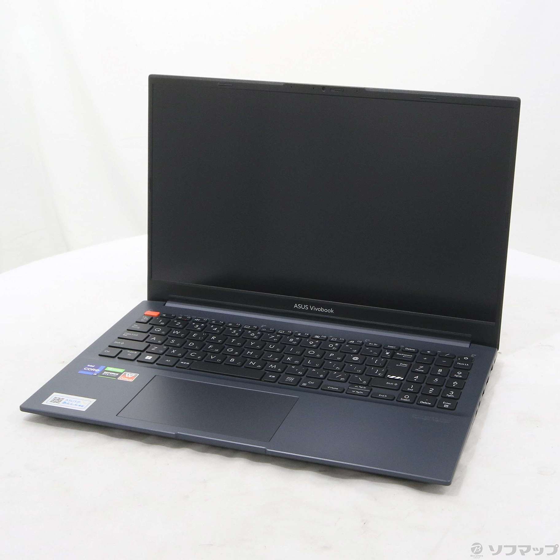 中古】〔展示品〕 Vivobook Pro 15 K6502HE-I9R3050TIBY クワイエットブルー ［Core-i9-11900H  (2.5GHz)／16GB／SSD512GB／15.6インチワイド］ [2133058066853] -  法人専用リコレ！|ソフマップの法人専用中古通販サイト