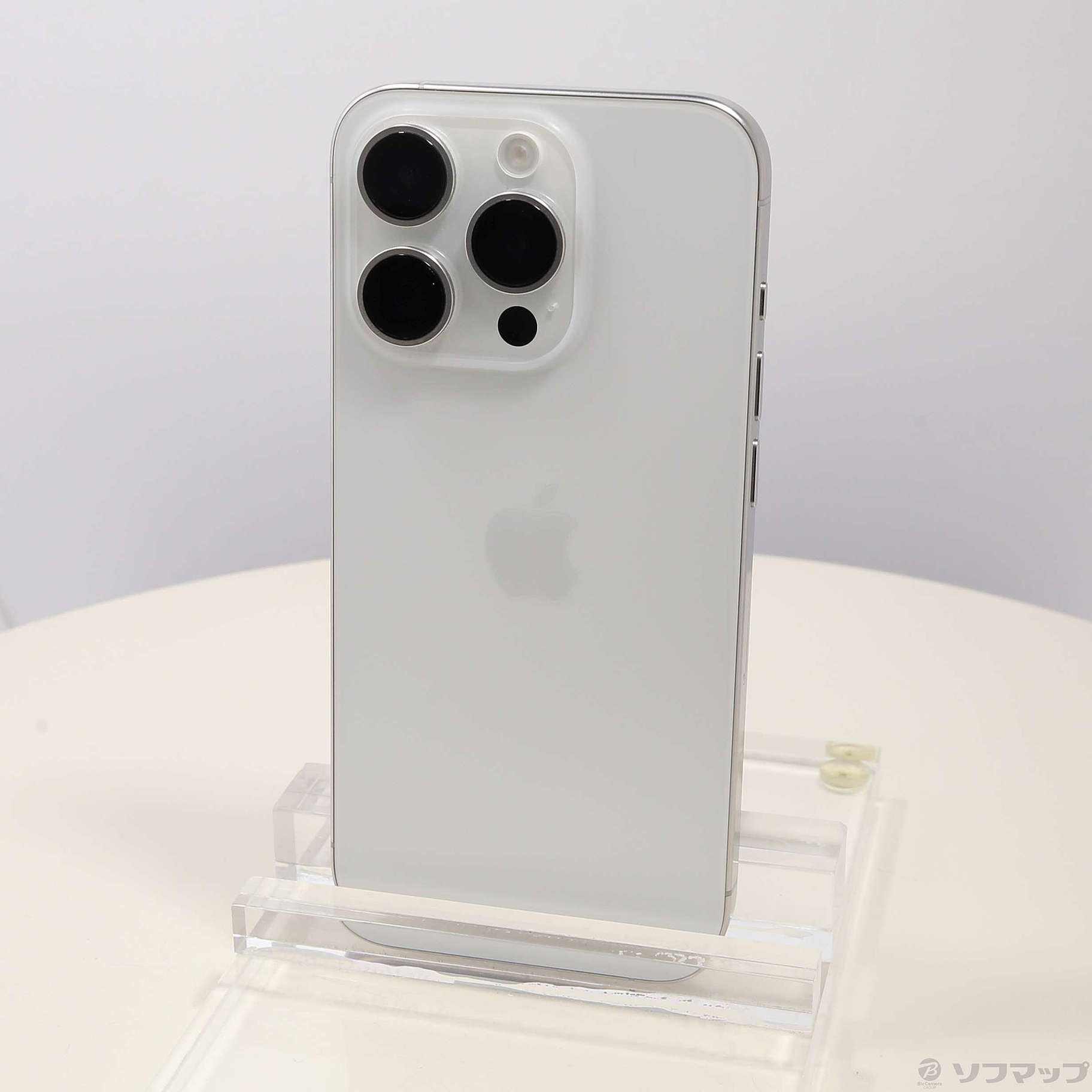 中古】iPhone15 Pro 128GB ホワイトチタニウム MTU83J／A SIMフリー 