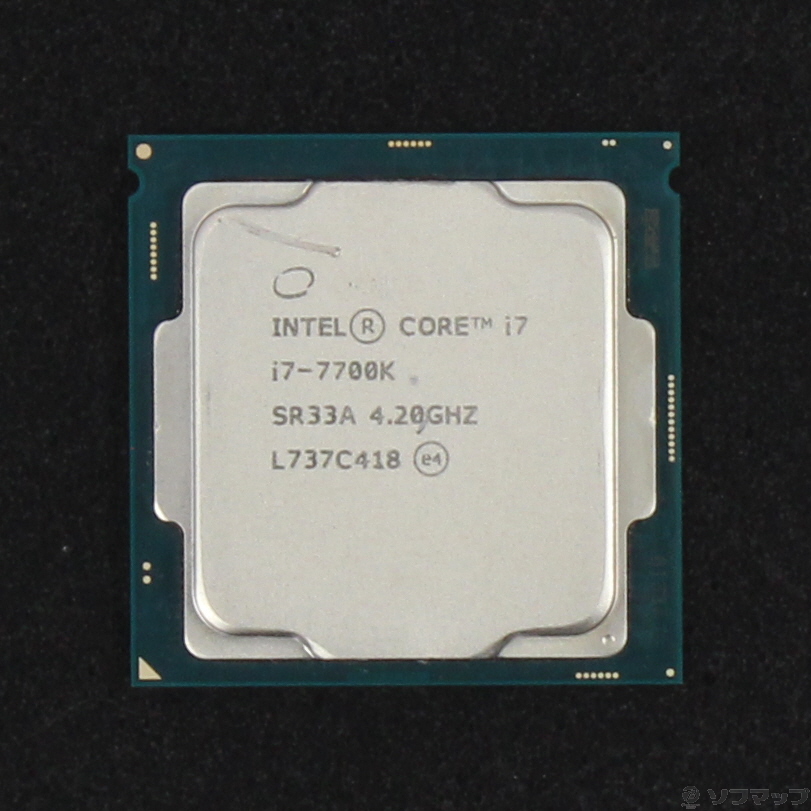 中古】Core i7 7700K 〔4.2GHz／LGA 1151〕 [2133058087537] - リコレ！|ビックカメラグループ  ソフマップの中古通販サイト