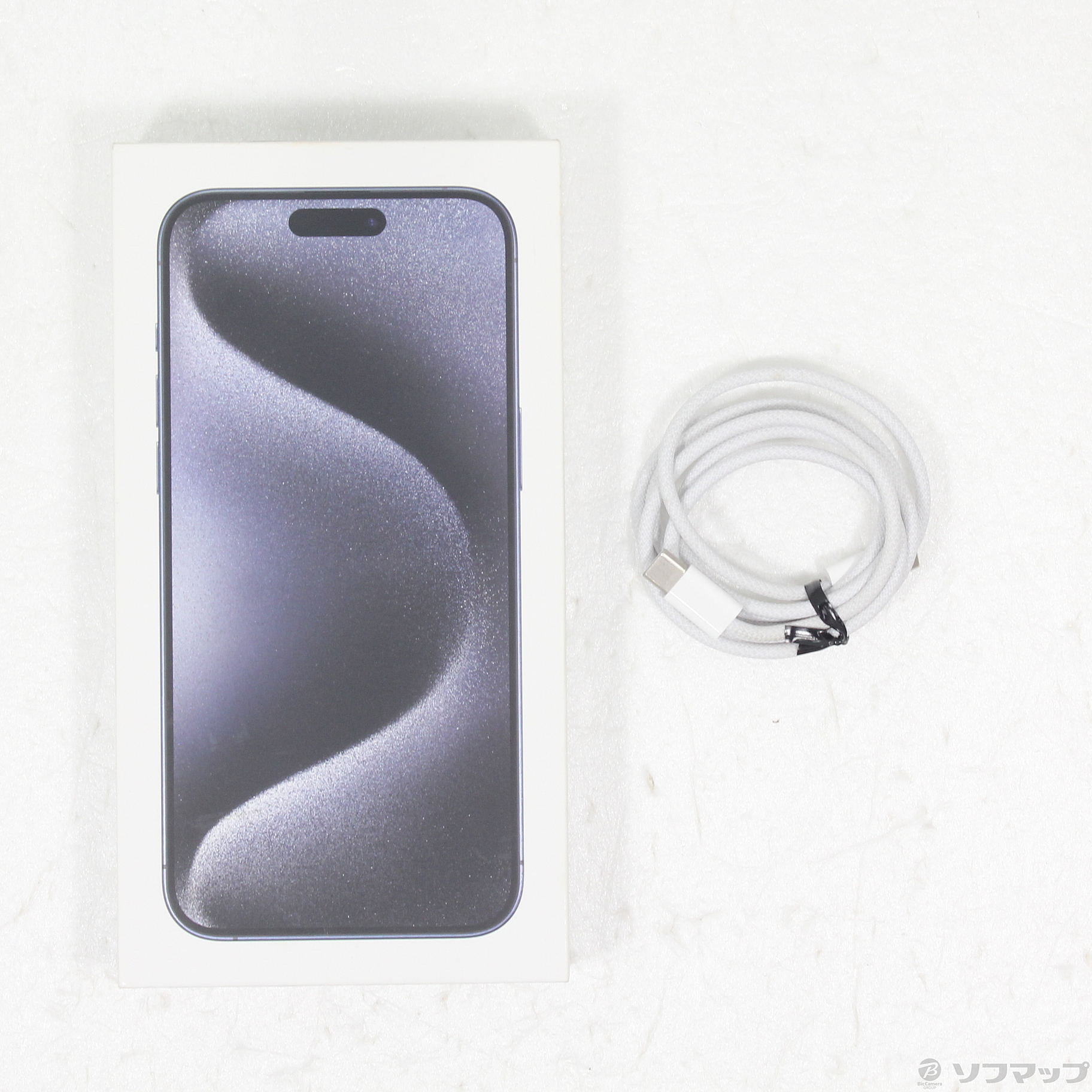 中古】GW特価 iPhone15 Pro Max 256GB ブルーチタニウム MU6T3J／A SIM