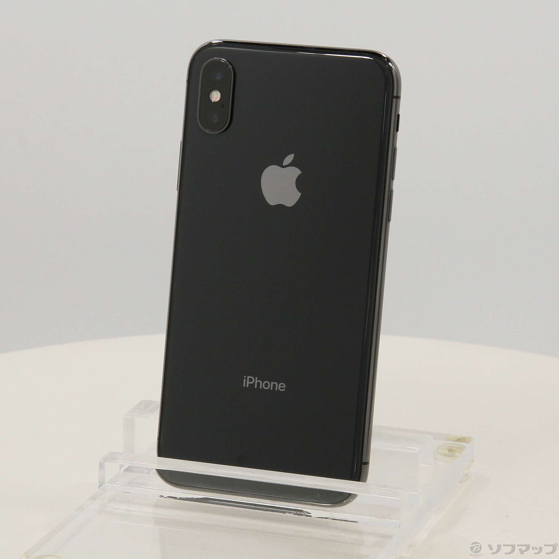 中古】iPhoneX 64GB スペースグレイ MQAX2J／A SIMフリー 