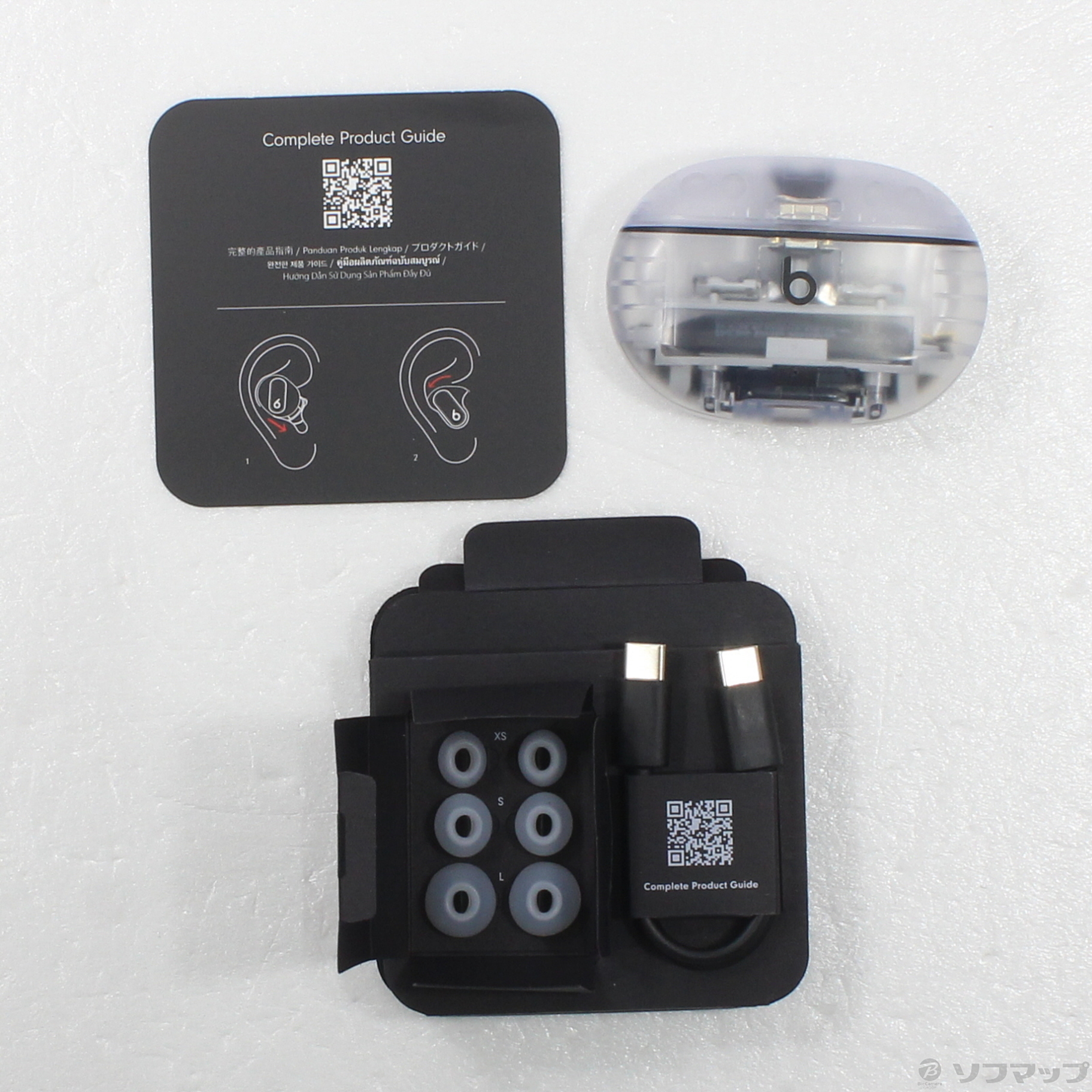 中古】Beats Studio Buds + トランスペアレント MQLK3PA／A