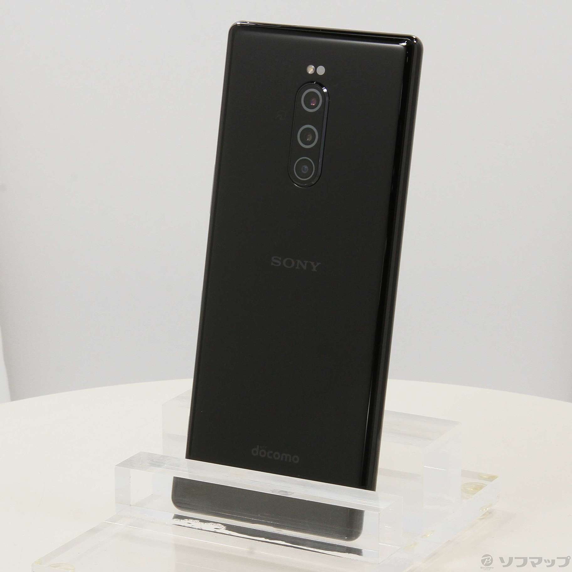 中古】Xperia 1 64GB ブラック SO-03L docomoロック解除SIMフリー