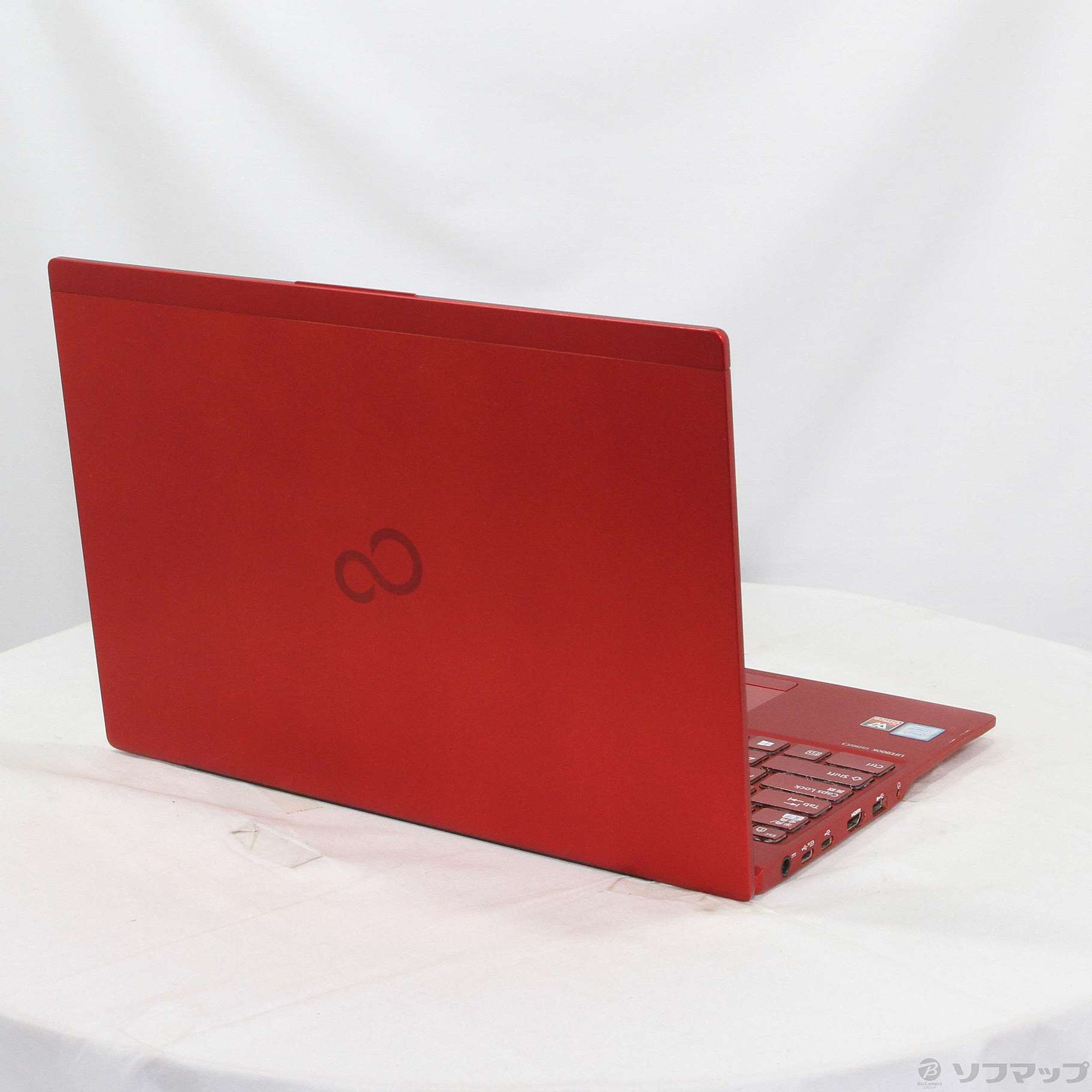 LIFEBOOK UH90／C3 FMVU9C3RDA ガーネットレッド ［Core-i7-8565U  (1.8GHz)／8GB／SSD256GB／13.3インチ］