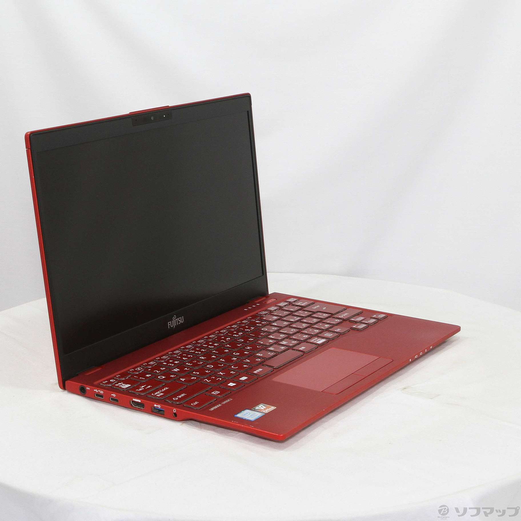 LIFEBOOK UH90／C3 FMVU9C3RDA ガーネットレッド ［Core-i7-8565U  (1.8GHz)／8GB／SSD256GB／13.3インチ］