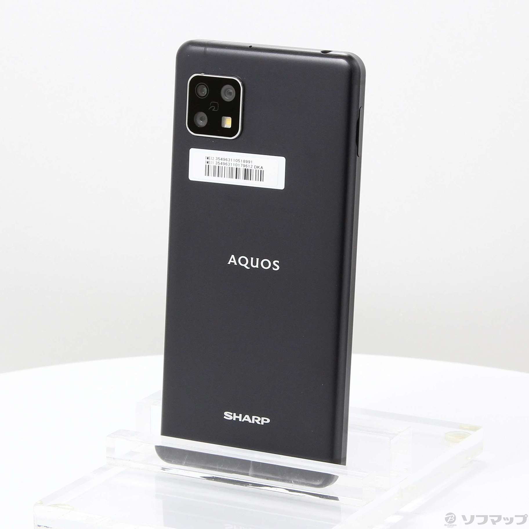 中古】AQUOS sense4 64GB ブラック SH-M15 SIMフリー [2133058144674] - リコレ！|ビックカメラグループ  ソフマップの中古通販サイト