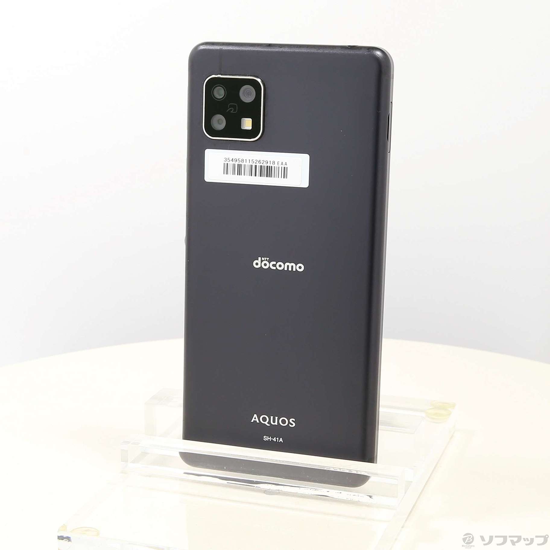 中古】AQUOS sense4 64GB ブラック SH-41A docomoロック解除SIM