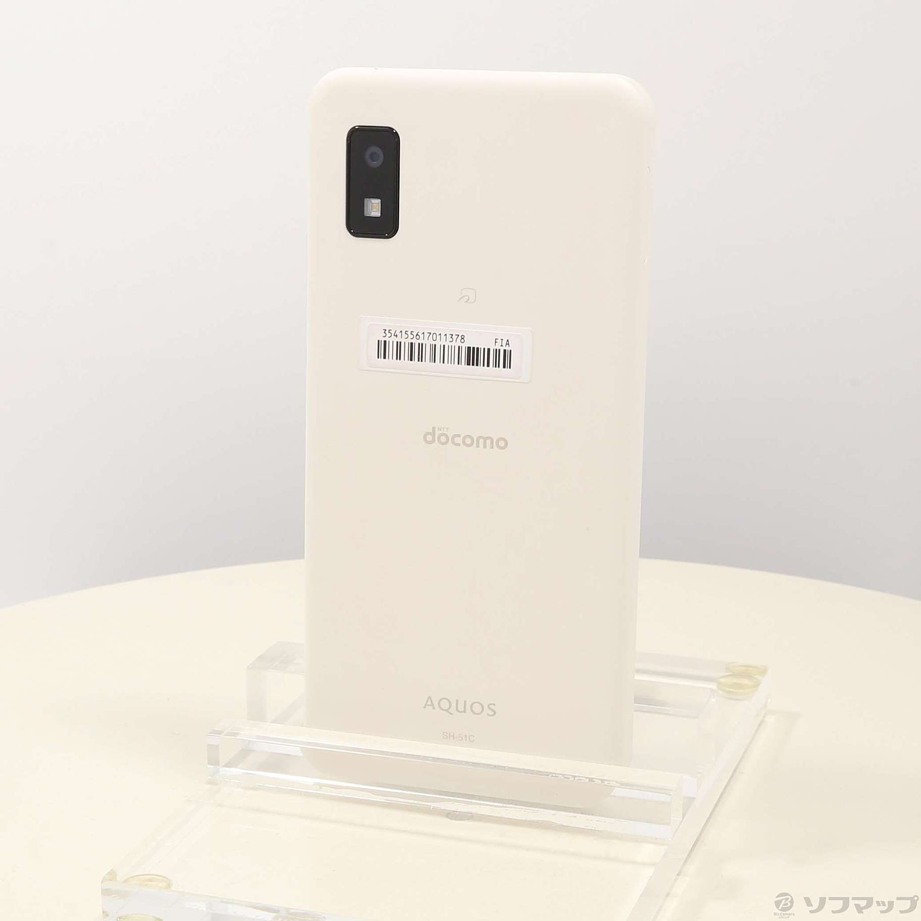 中古】AQUOS wish2 64GB ホワイト SH-51C docomo SIMフリー