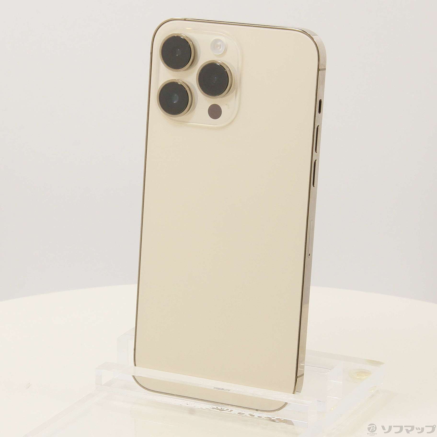 中古】iPhone14 Pro Max 128GB ゴールド MQ983J／A SIMフリー 