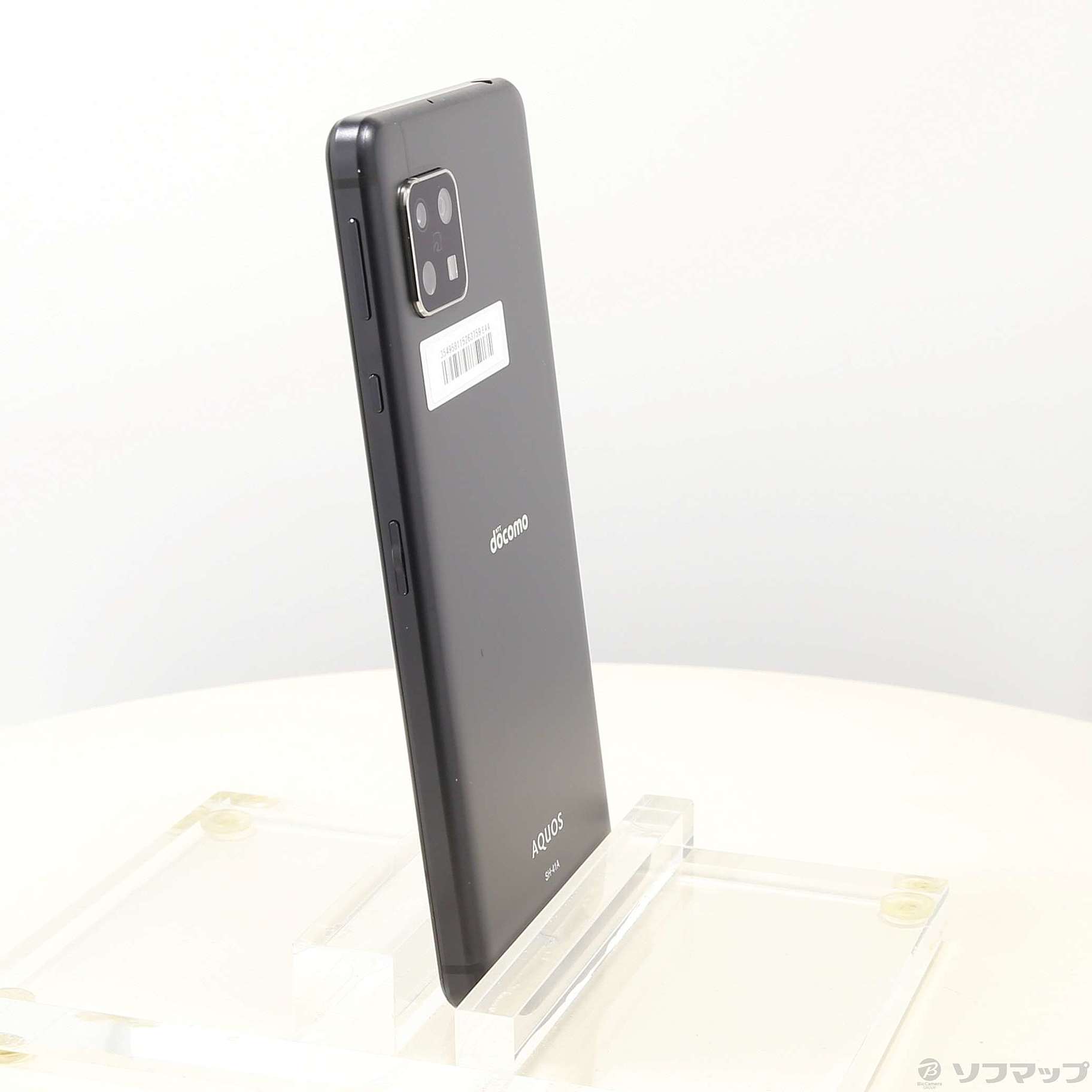 中古】AQUOS sense4 64GB ブラック SH-41A docomoロック解除SIMフリー