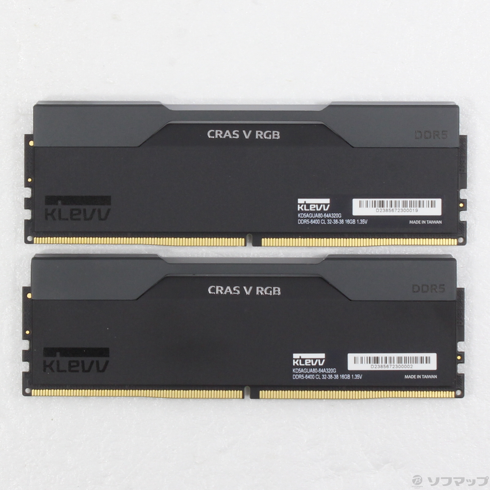 中古】288P PC5-51200 DDR5-6400 32GB 16GB×2枚組 [2133058149334] - リコレ！|ビックカメラグループ  ソフマップの中古通販サイト