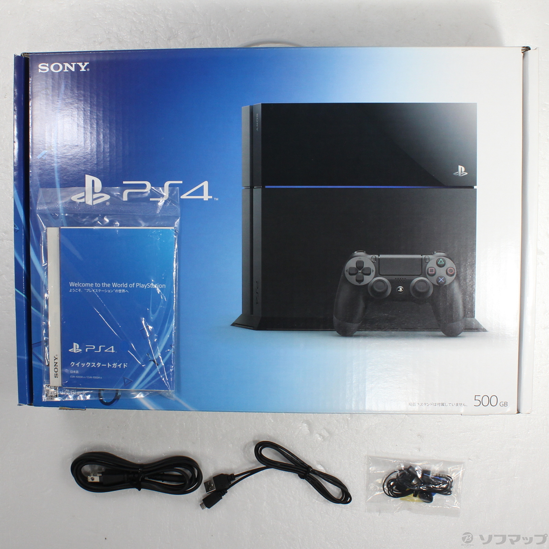 中古】PlayStation 4 ジェット・ブラック CUH-1000AB01 [2133058164054] - リコレ！|ビックカメラグループ  ソフマップの中古通販サイト