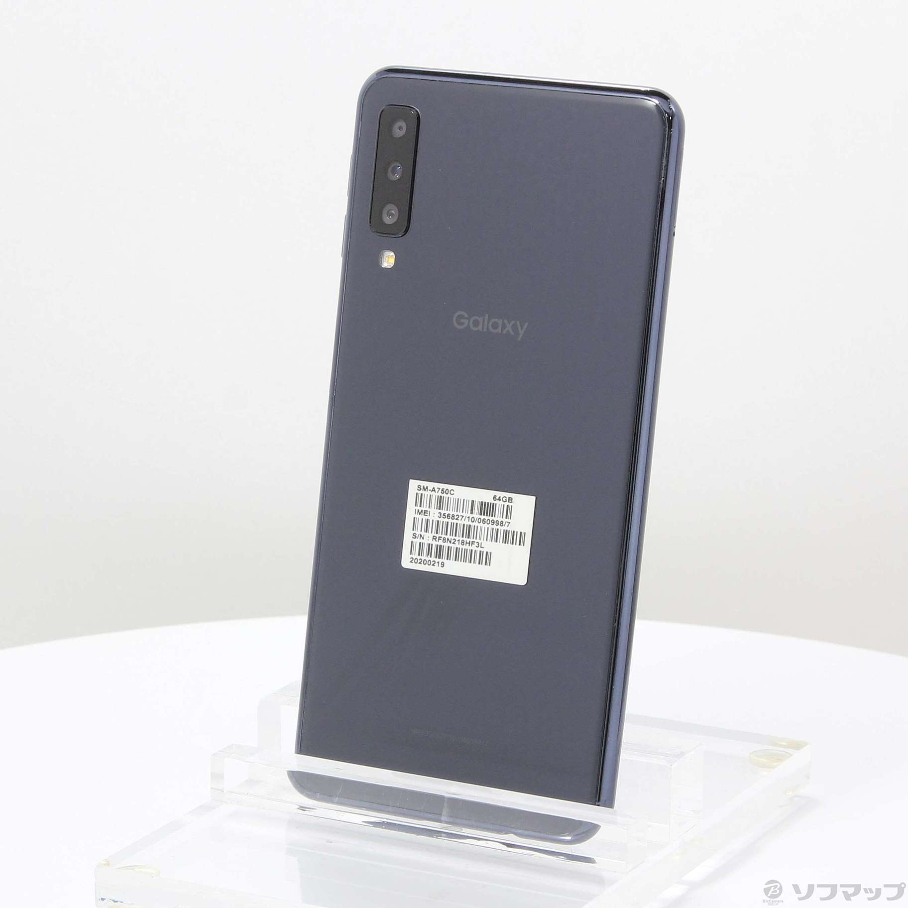 中古】GALAXY A7 64GB ブラック SM-A750C 楽天 SIMフリー [2133058166874] - リコレ！|ビックカメラグループ  ソフマップの中古通販サイト