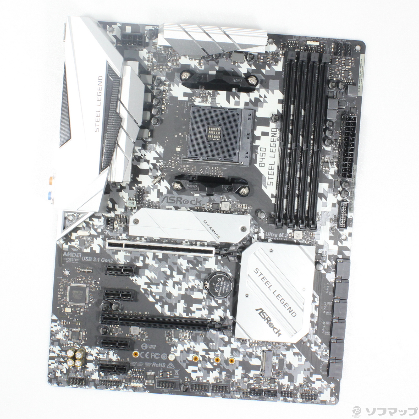 asrock b450 コレクション steel legend イヤホン