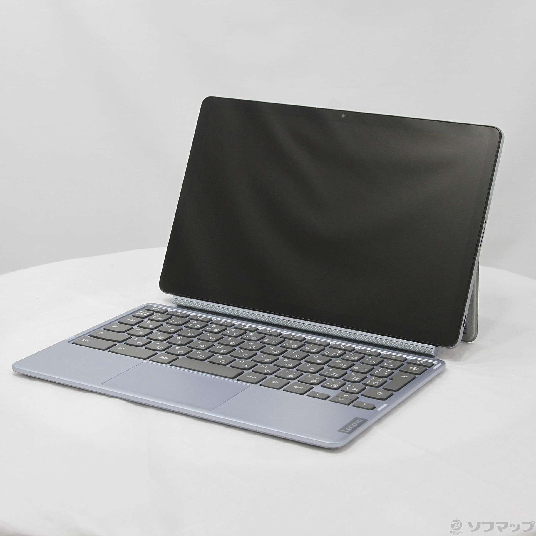 中古】〔展示品〕 IdeaPad Duet 370 Chromebook 82T6000RJP ミスティブルー ［Snapdragon 7c Gen2  (2.55GHz)／4GB／eMMC128GB／10.95インチワイド］ [2133058190862] - リコレ！|ビックカメラグループ  ソフマップの中古通販サイト