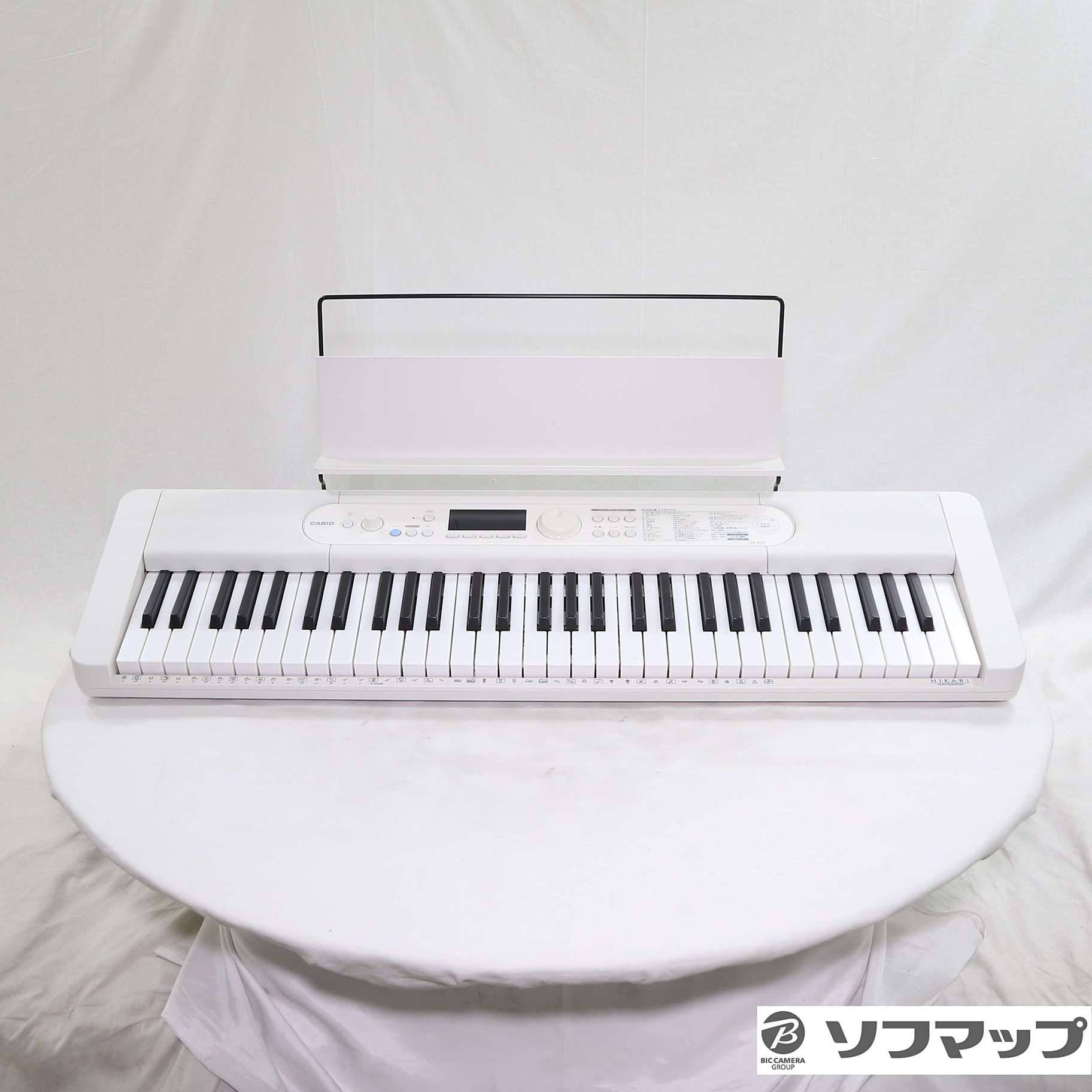 〔展示品〕 Casiotone 光ナビゲーションキーボード LK-520