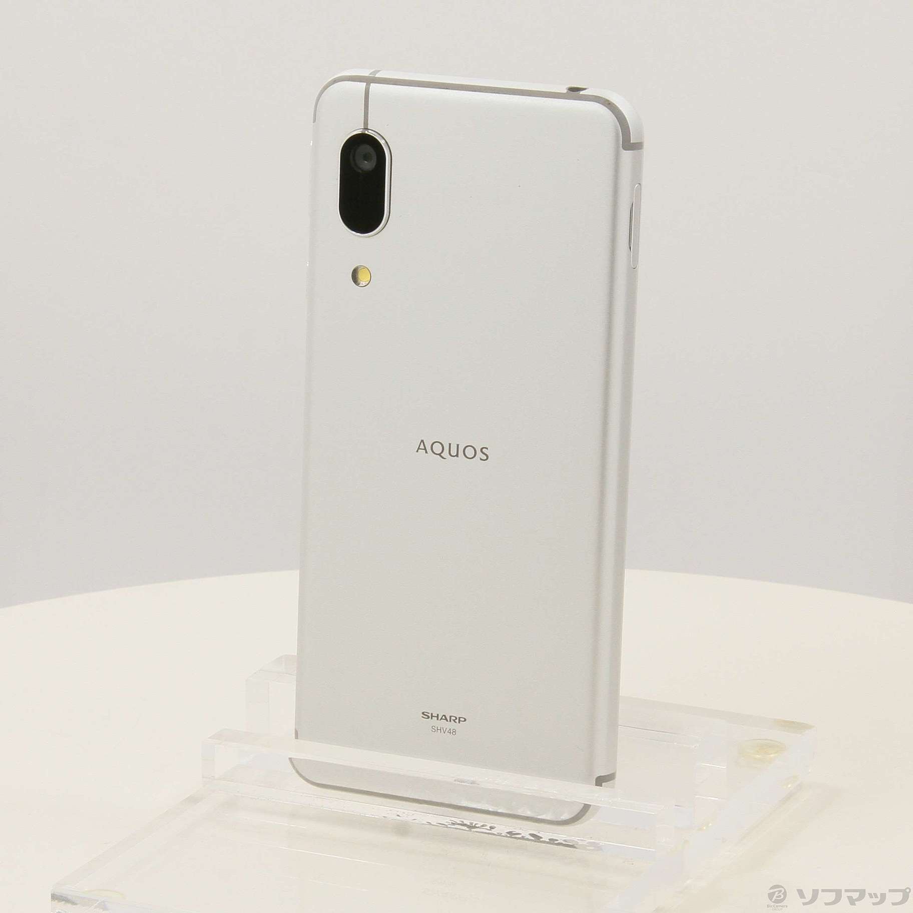 中古】AQUOS sense3 basic 32GB シルバー SHV48 auロック解除SIMフリー 