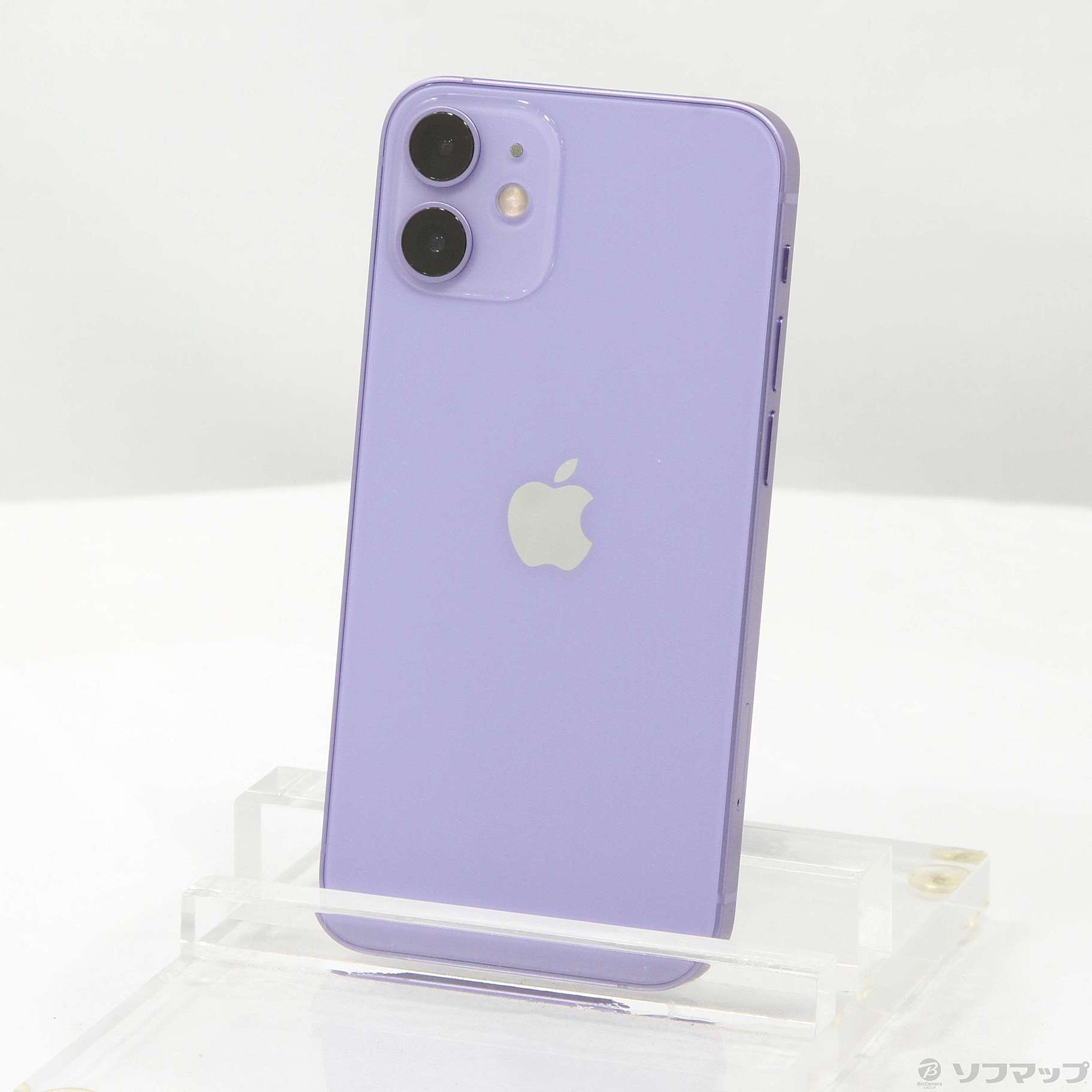 〔中古品〕 iPhone12 mini 128GB パープル MJQD3J／A SIMフリー ［5.4インチ有機EL／Apple A14］